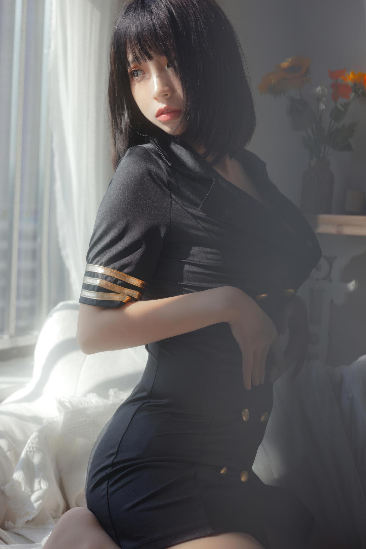 [Private] Fengmao ss - đồng phục đen nội y người lớn 40P