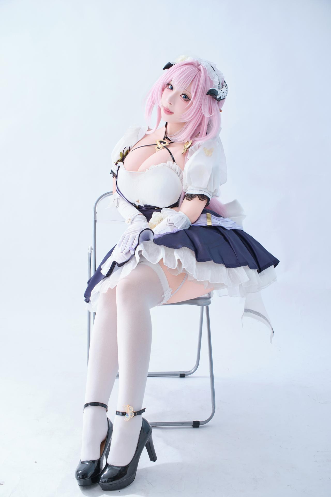 [Cosplay] Kurumineko - Honkai 3rd Elysia váy hầu gái người lớn 125P3V