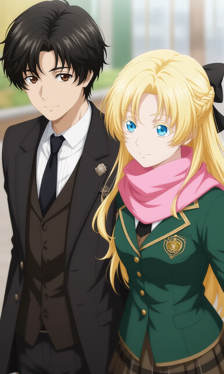 AI Generated Anime Girl - Lord of the Mysteries Klein x Dragon Raja Zero 유니폼 콘셉트 AI 이미지 갤러리 207P