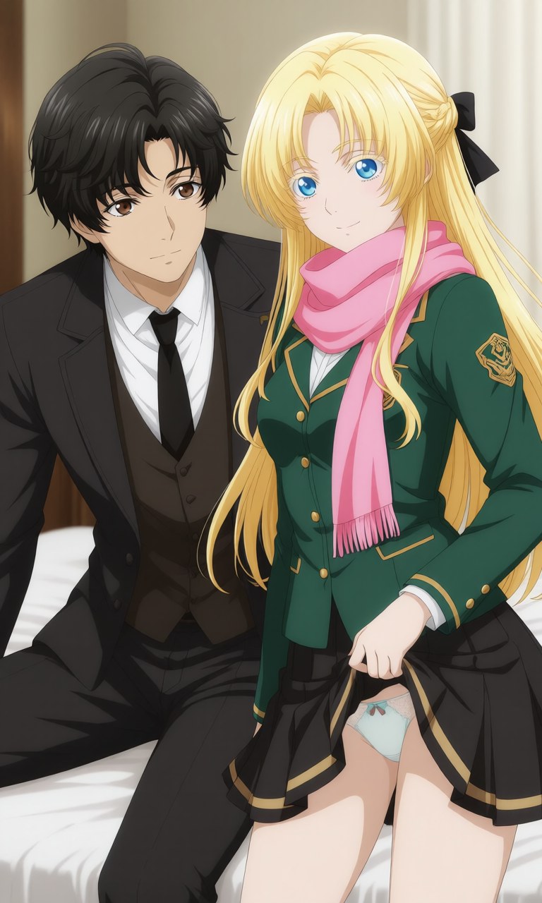 AI Generated Anime Girl - Lord of the Mysteries Klein x Dragon Raja Zero uniform styling Review Gallery 207P