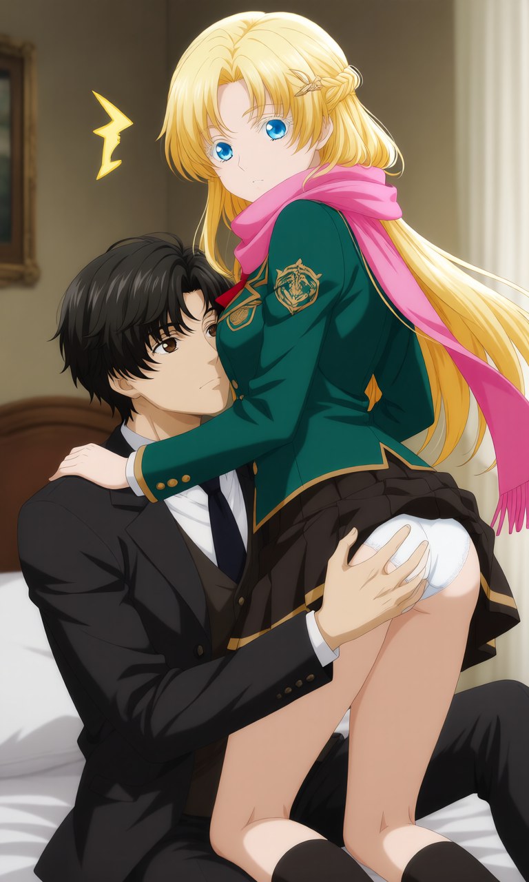 AI Generated Anime Girl - Lord of the Mysteries Klein x Dragon Raja Zero uniform styling Review Gallery 207P