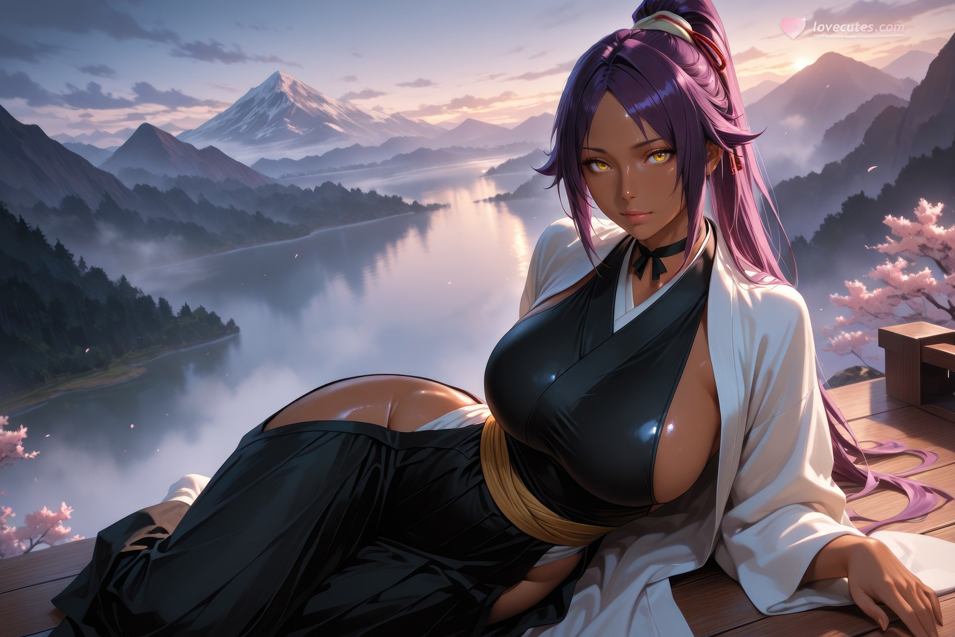 AI Generated Anime Girl - Bleach Yoruichi Shihoin đồ bó sát bộ sưu tập AI 955P