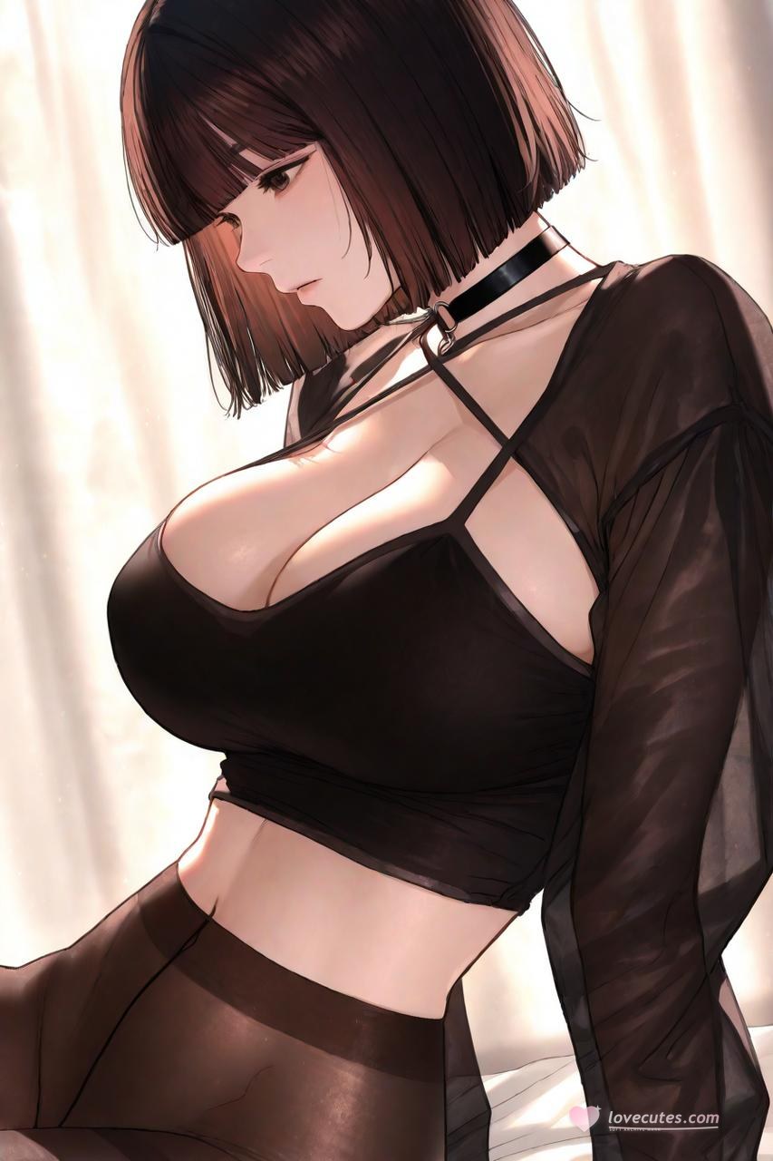 AI Porn - Gaeul Lee 블랙 스타킹, 레이스 란제리, 바디수트, 젖은 연출, 노출 누드 AI 이미지 갤러리 235P