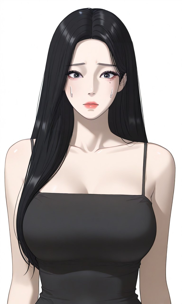 AI Porn - Han Yena black stockings, bodysuit, beach setting, bathroom setting, explicit nude detail AI Adult Gallery 692P