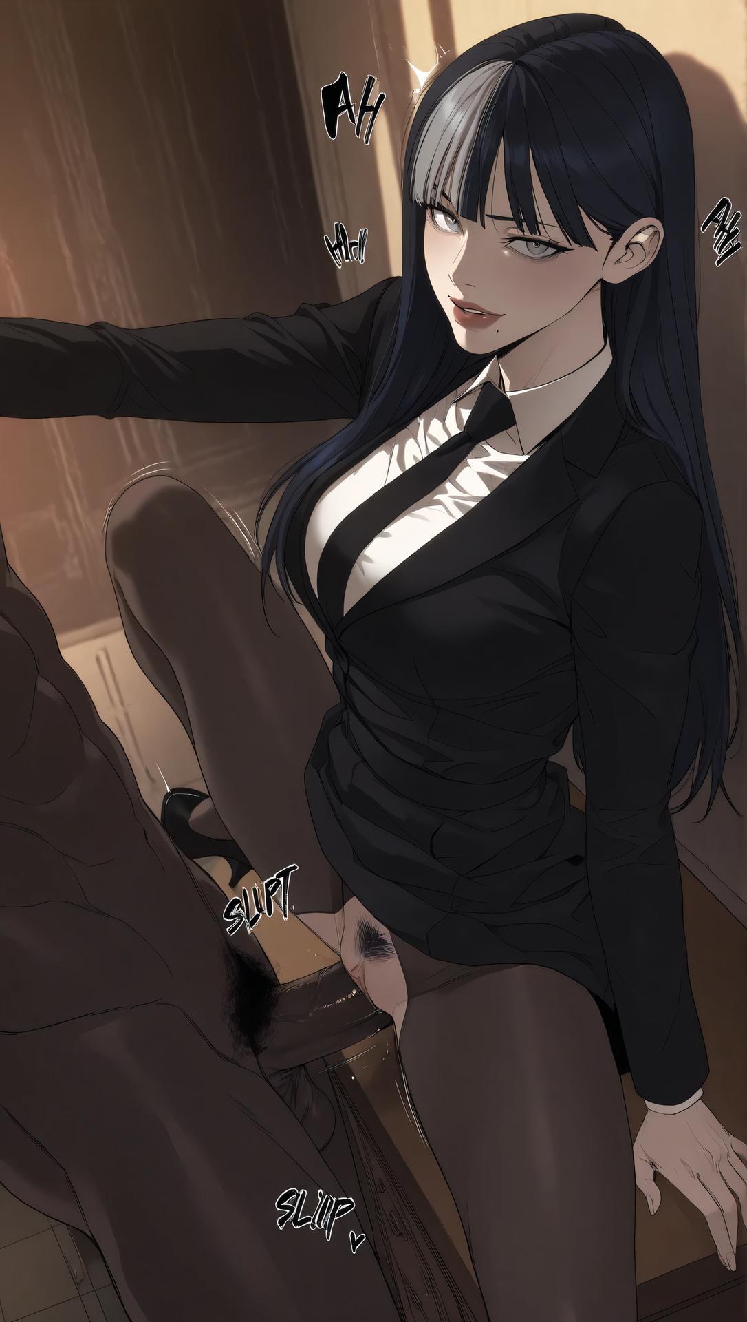 AI Porn - Team Leader Mido tất đen, nội y ren, đồ bó sát, phong cách ướt, chi tiết nude người lớn bộ sưu tập AI 63P