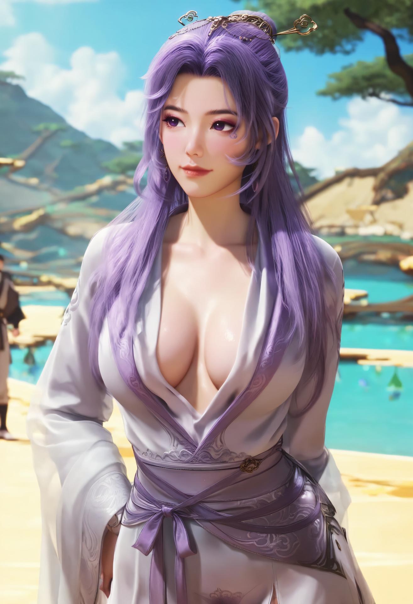 AI Porn - Yunxiao tất trắng, nội y ren, phong cách ướt, chi tiết nude người lớn bộ sưu tập AI 132P