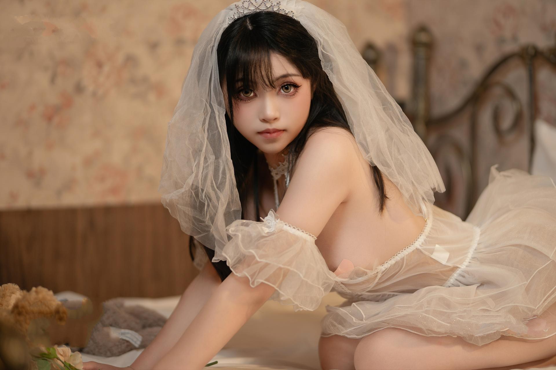 [cosplay] Bangni邦尼 - 白色花嫁：婚纱礼服甜美角色寫真 62P