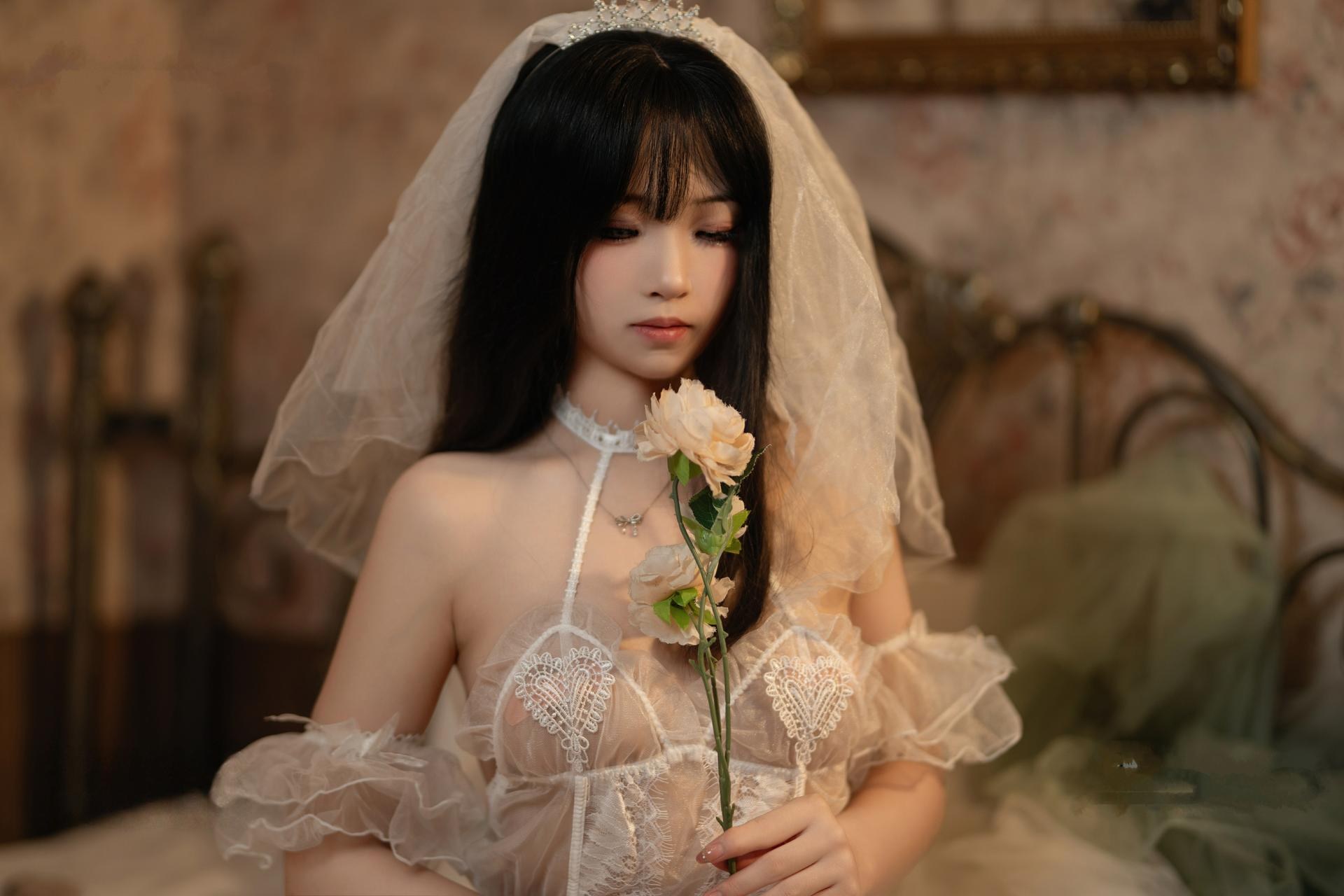 [cosplay] Bangni邦尼 - 白色花嫁：婚纱礼服甜美角色寫真 62P