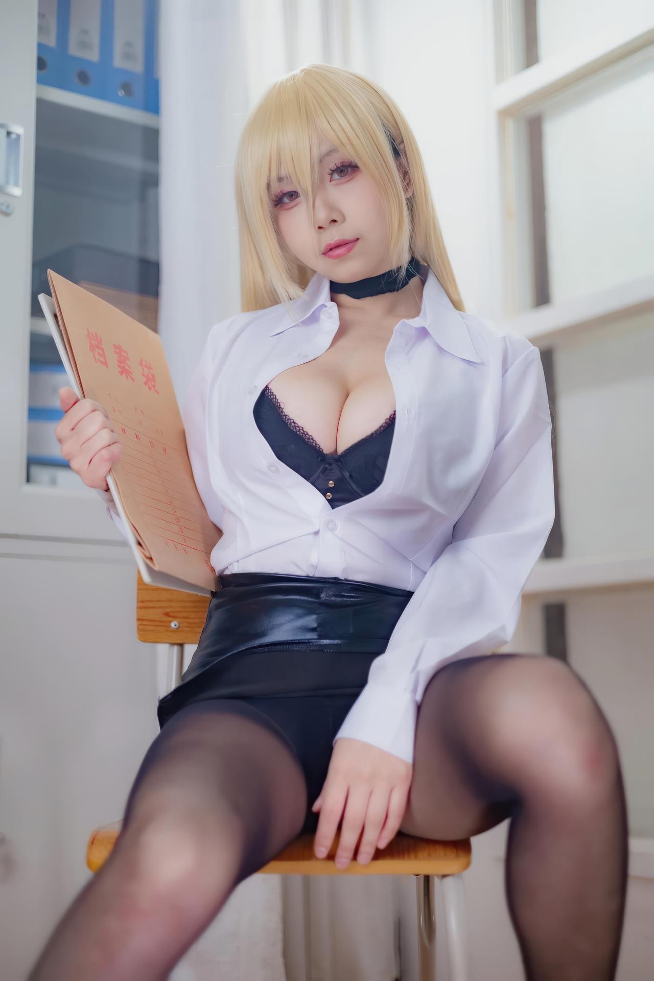 [cosplay] Moye787 - Azur Lane Implacable office lady cosplay 사진 세트 54P