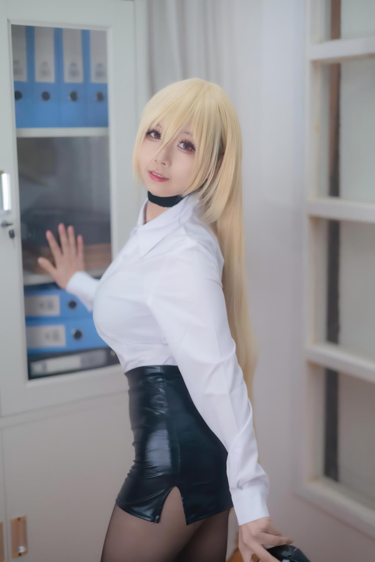 [Cosplay] Moye787 - Azur Lane Implacable office lady cosplay 54P