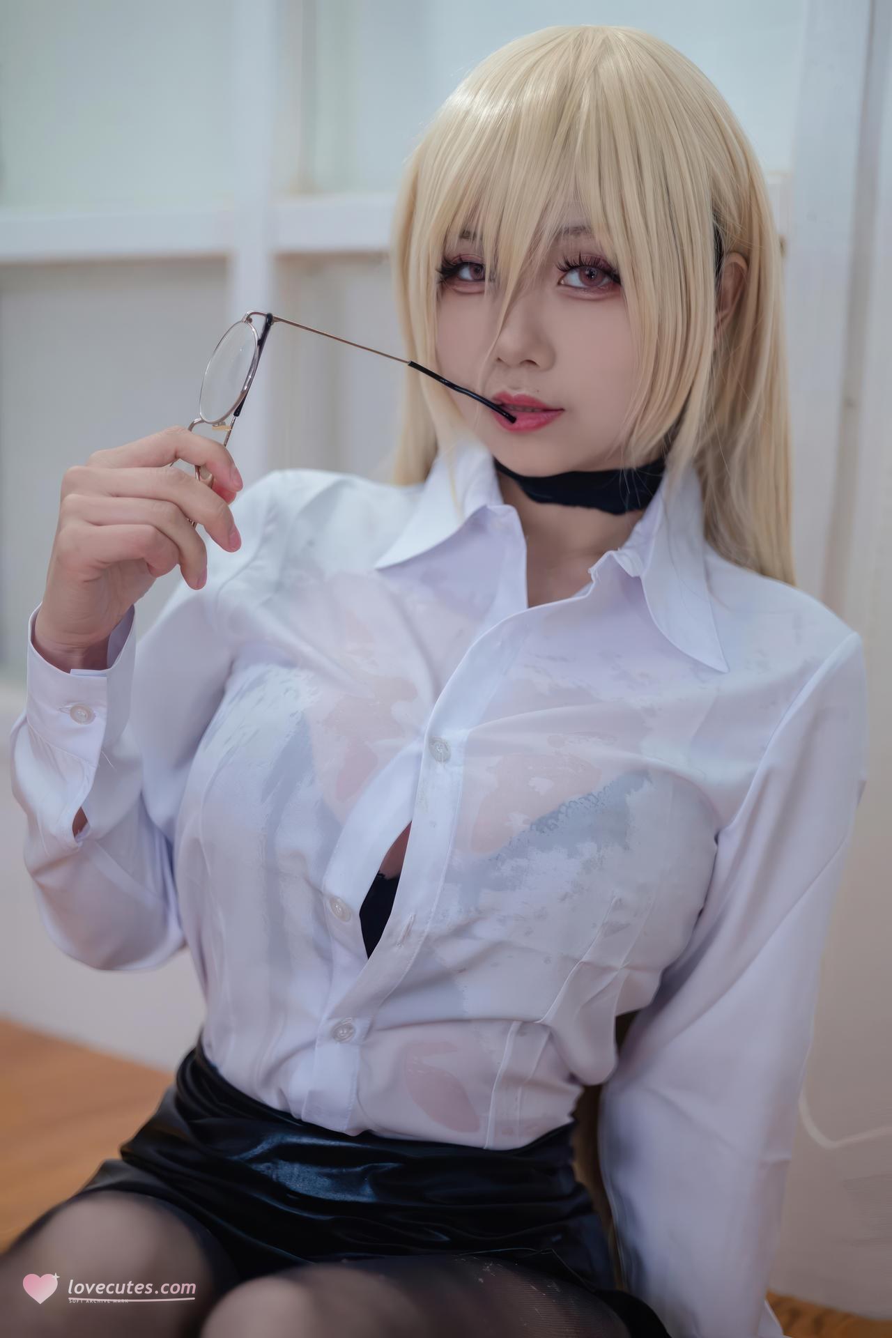 [Cosplay] Moye787 - Azur Lane Implacable office lady cosplay 54P