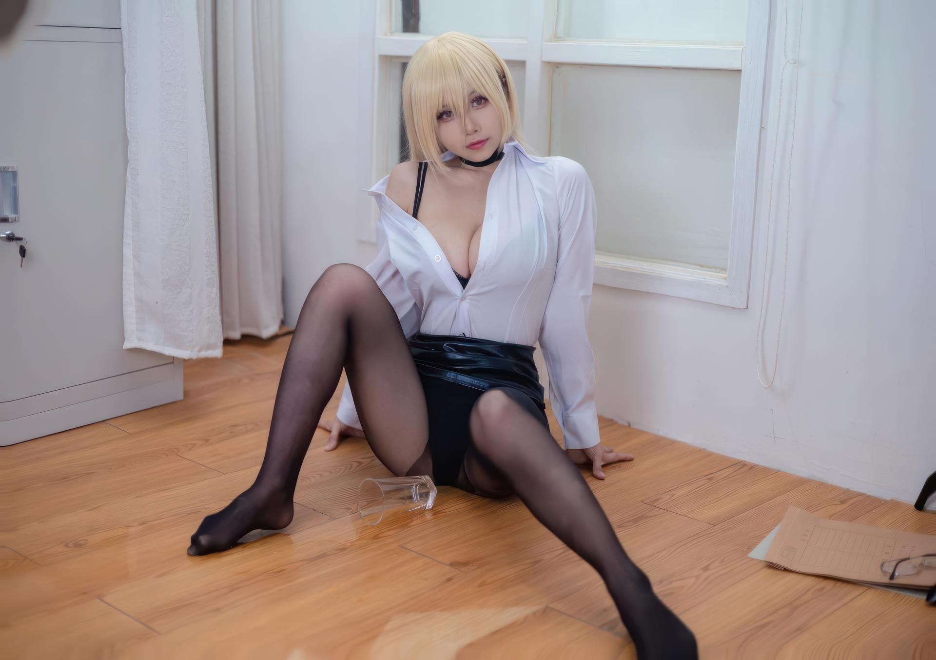 [Cosplay] Moye787 - Azur Lane Implacable office lady cosplay 54P