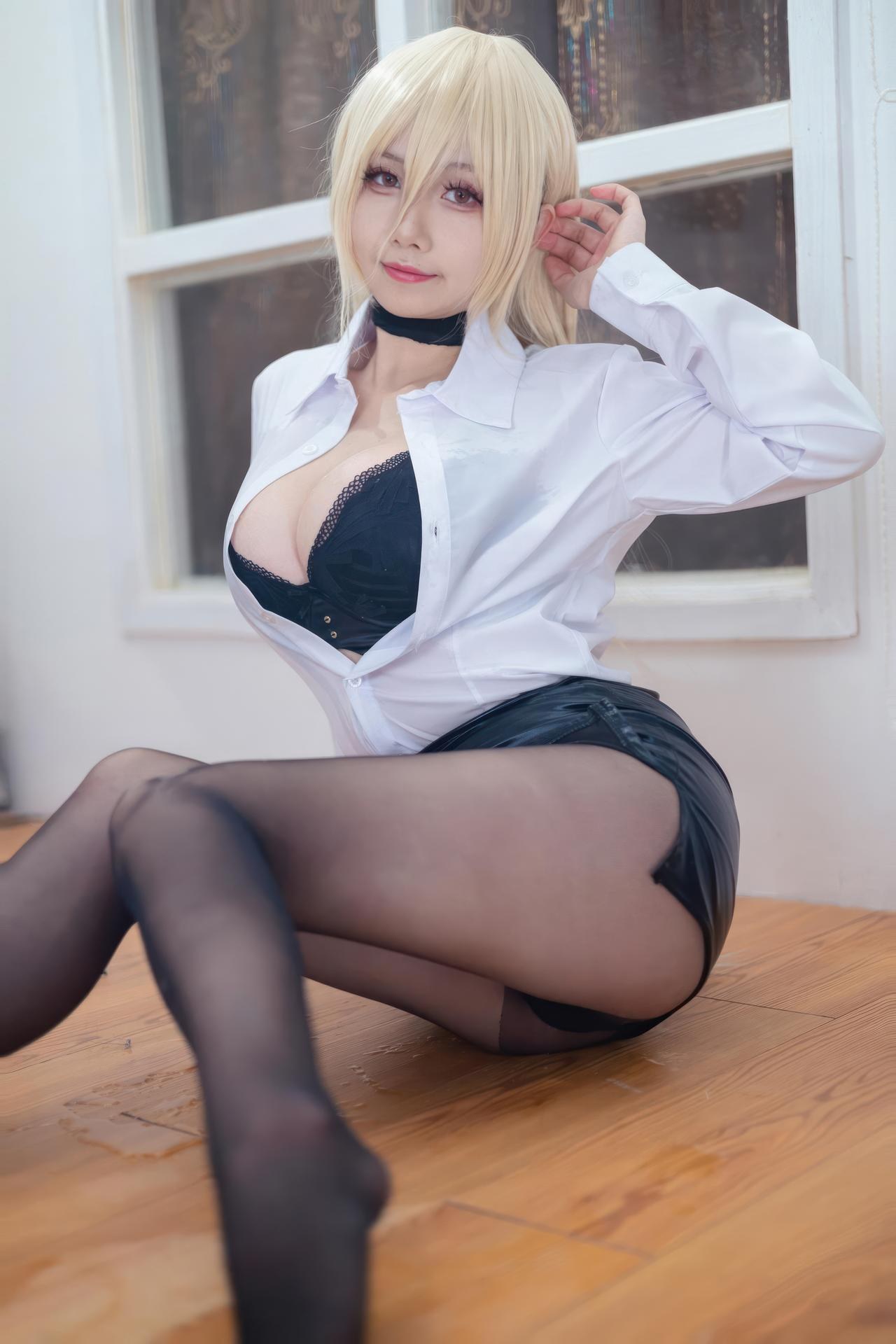 [Cosplay] Moye787 - Azur Lane Implacable office lady cosplay 54P