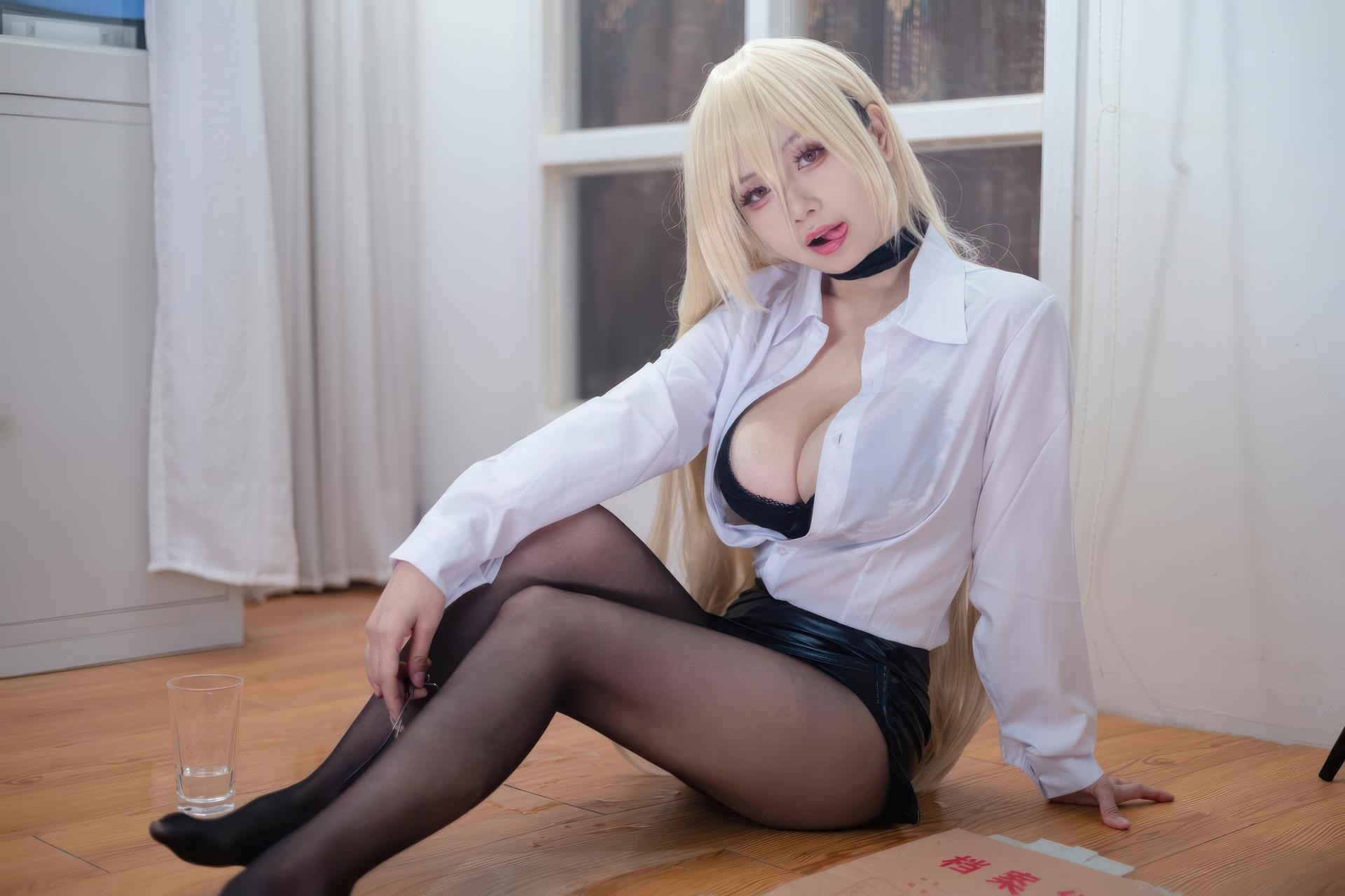 [Cosplay] Moye787 - Azur Lane Implacable office lady cosplay 54P
