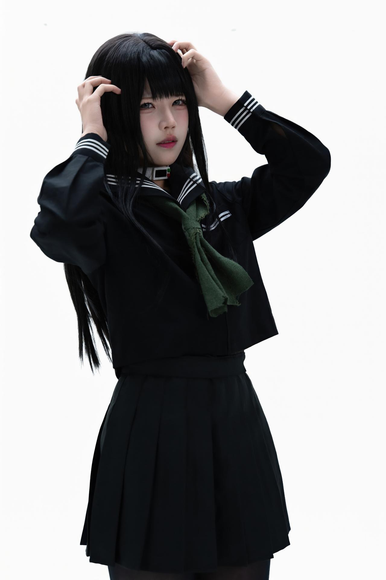 [Cosplay] Shimizu Nagi - Rinne Byakuya white-hair costume set 72P