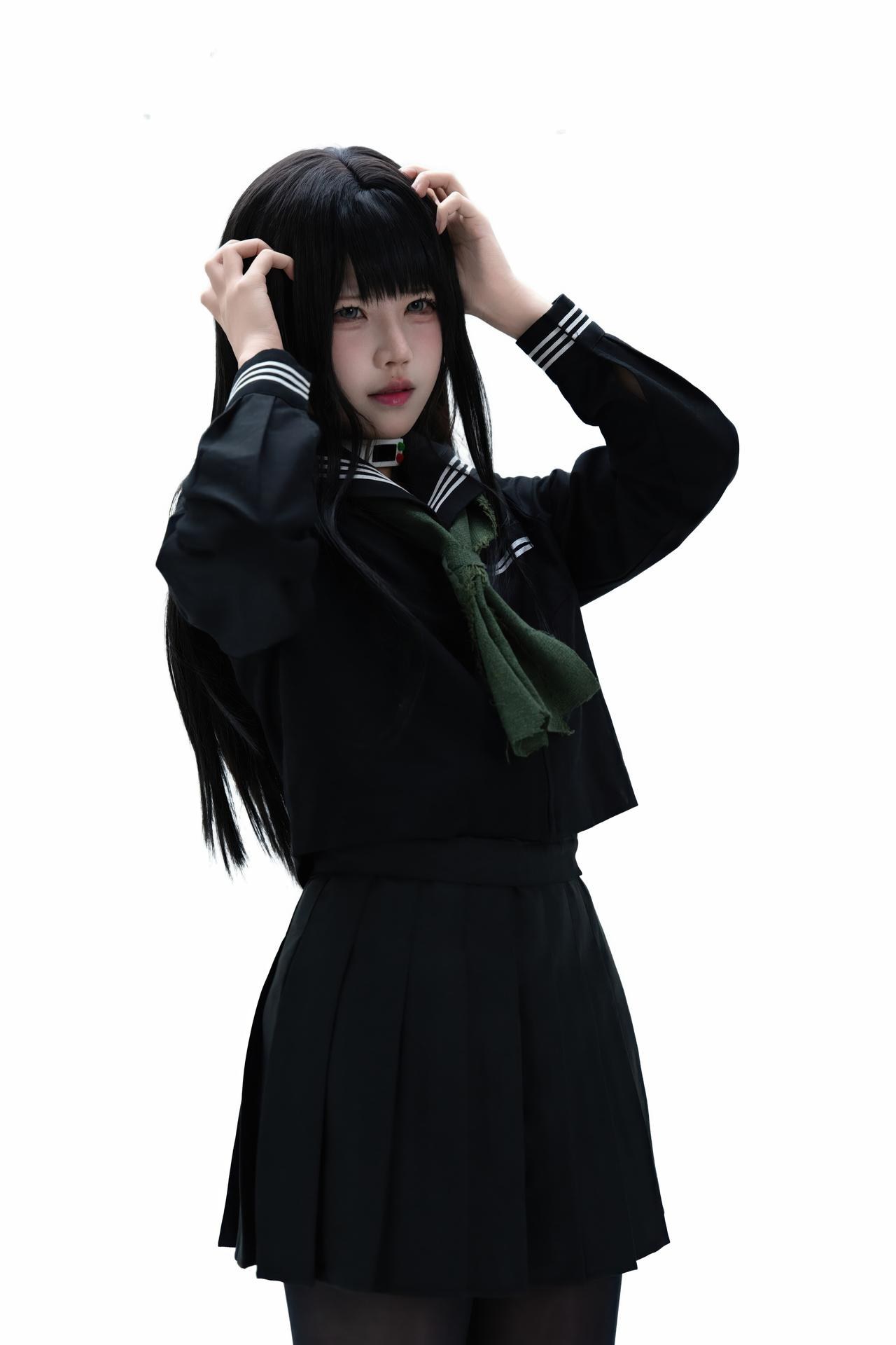 [Cosplay] Shimizu Nagi - Rinne Byakuya white-hair costume set 72P