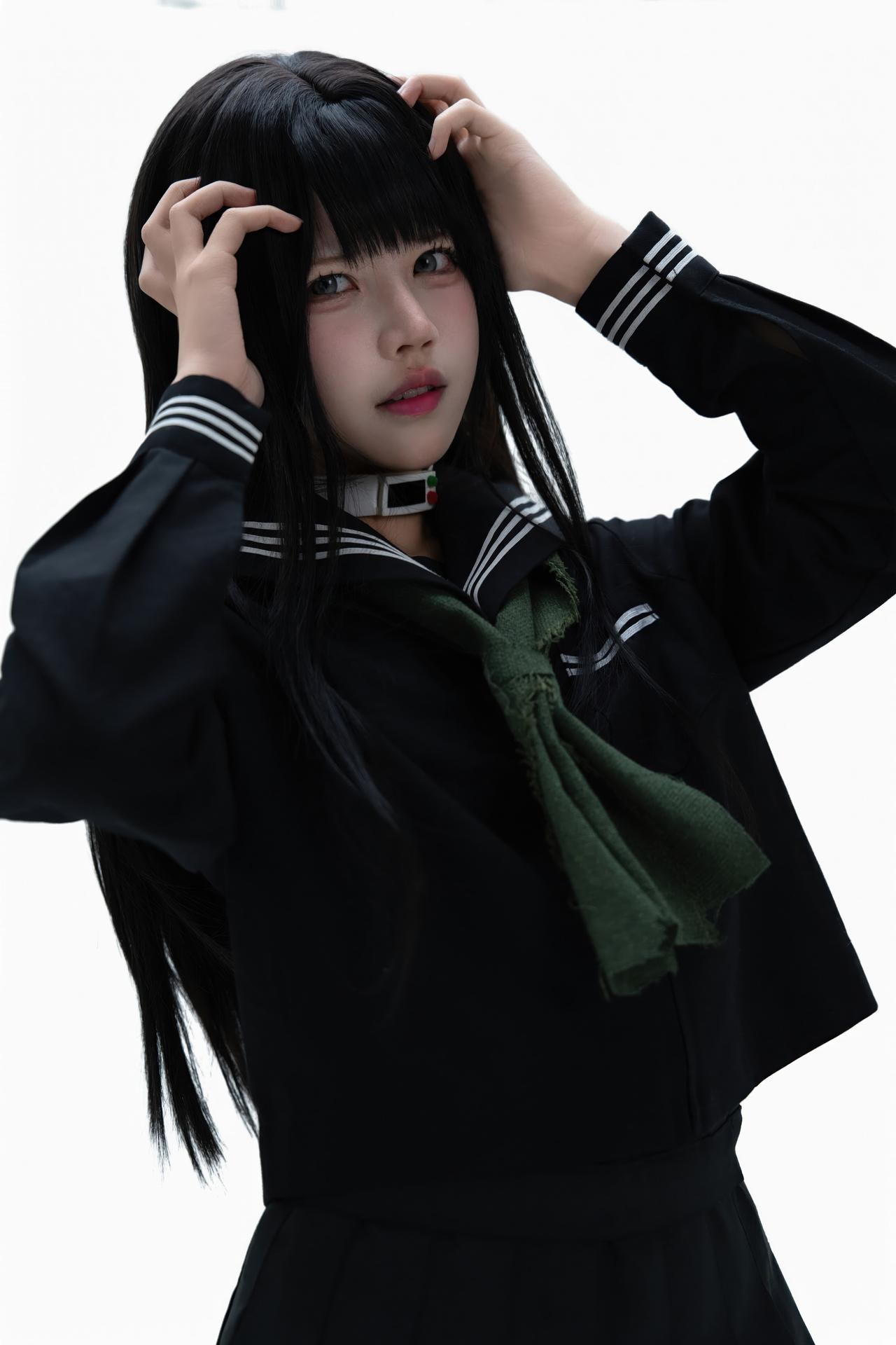 [Cosplay] Shimizu Nagi - Rinne Byakuya white-hair costume set 72P
