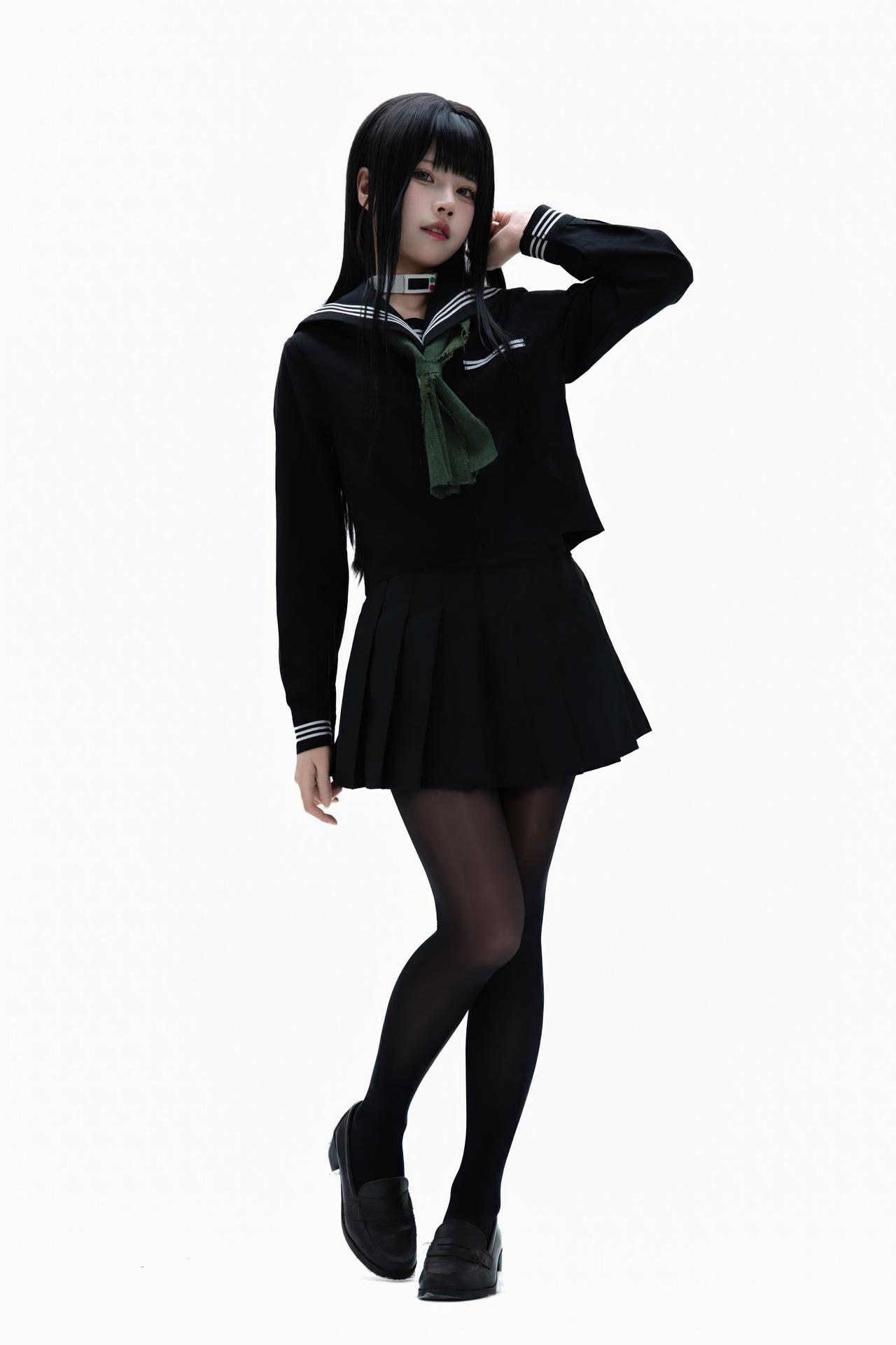 [cosplay] Shimizu Nagi - Rinne Byakuya white-hair costume set 写真セット 72P
