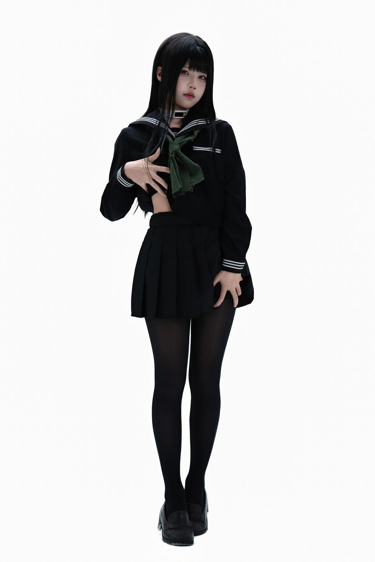[cosplay] Shimizu Nagi - Rinne Byakuya white-hair costume set 写真セット 72P