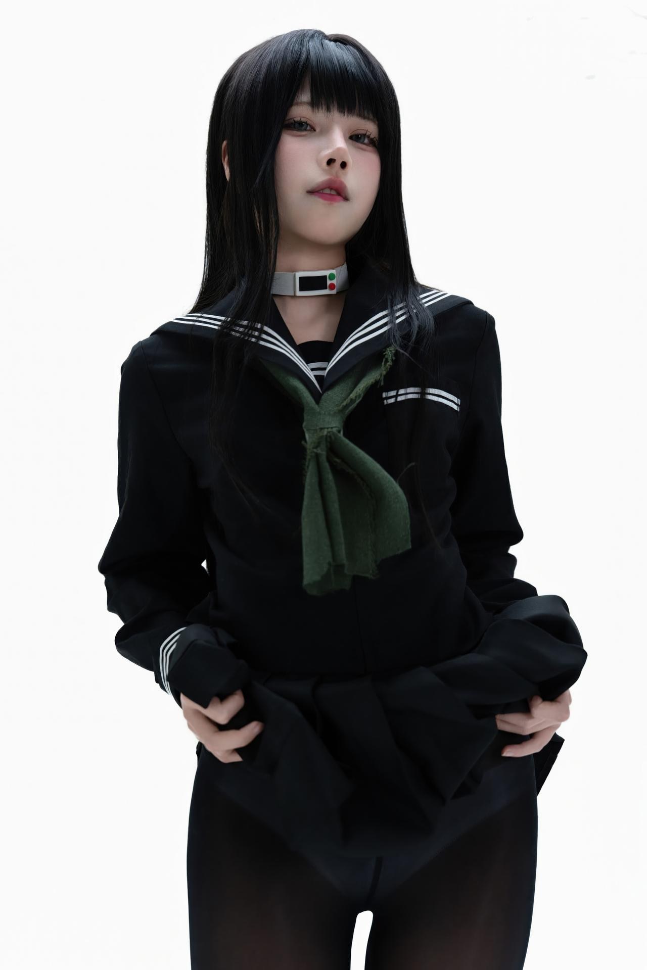 [cosplay] 清水凪 - 白夜凛音：白髮制服角色寫真 72P