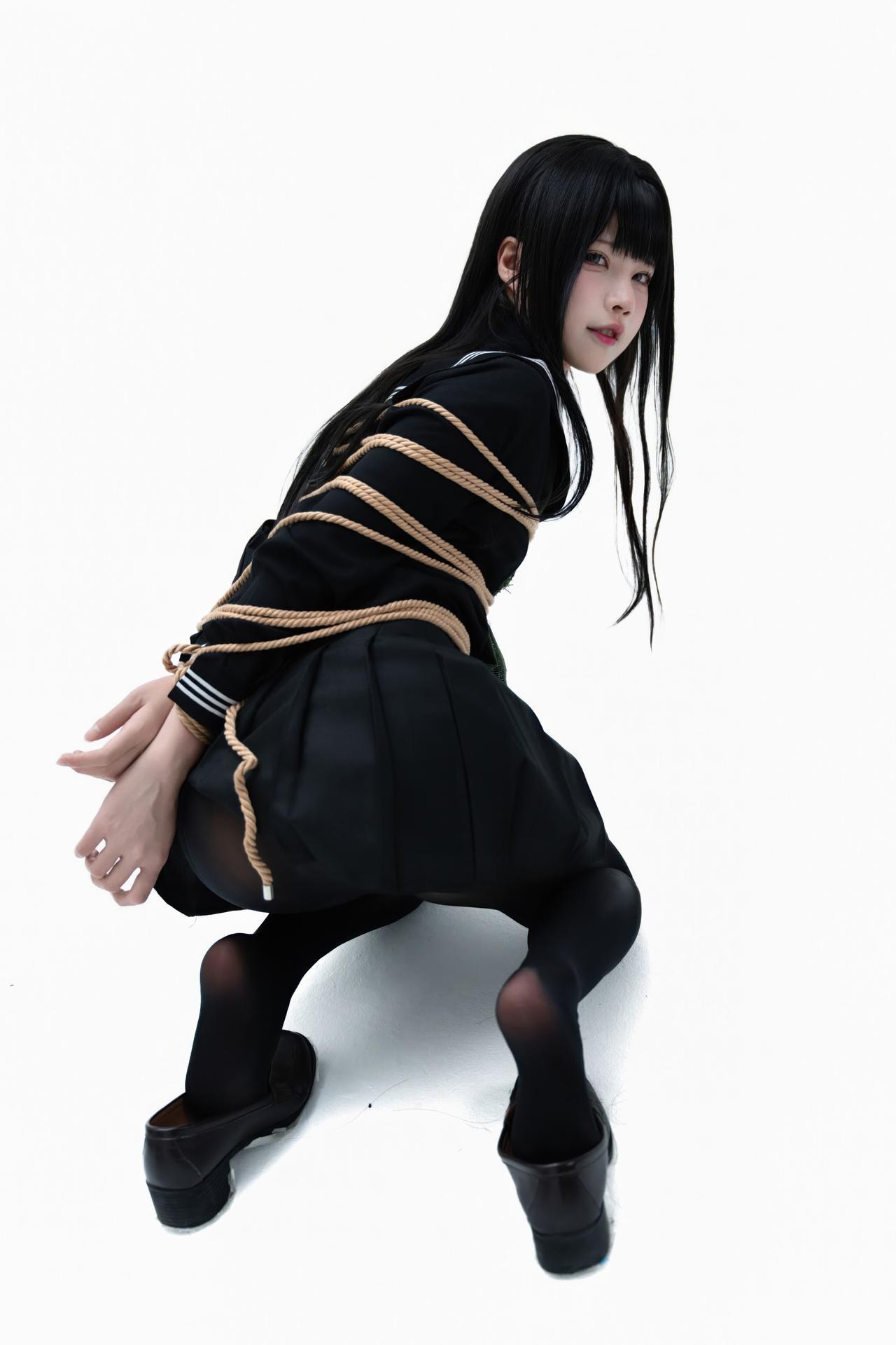[cosplay] 清水凪 - 白夜凛音：白髮制服角色寫真 72P