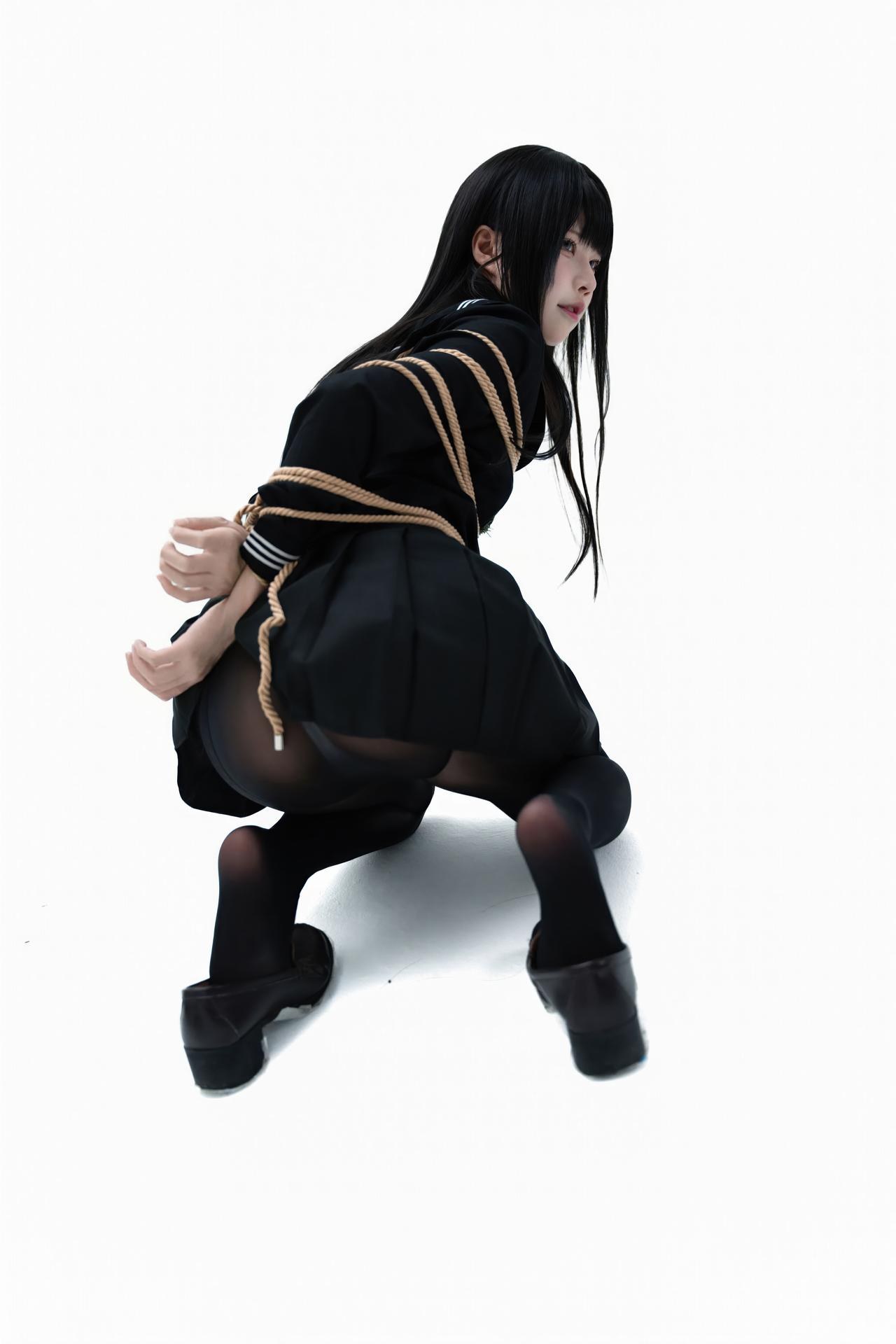 [cosplay] 清水凪 - 白夜凛音：白髮制服角色寫真 72P