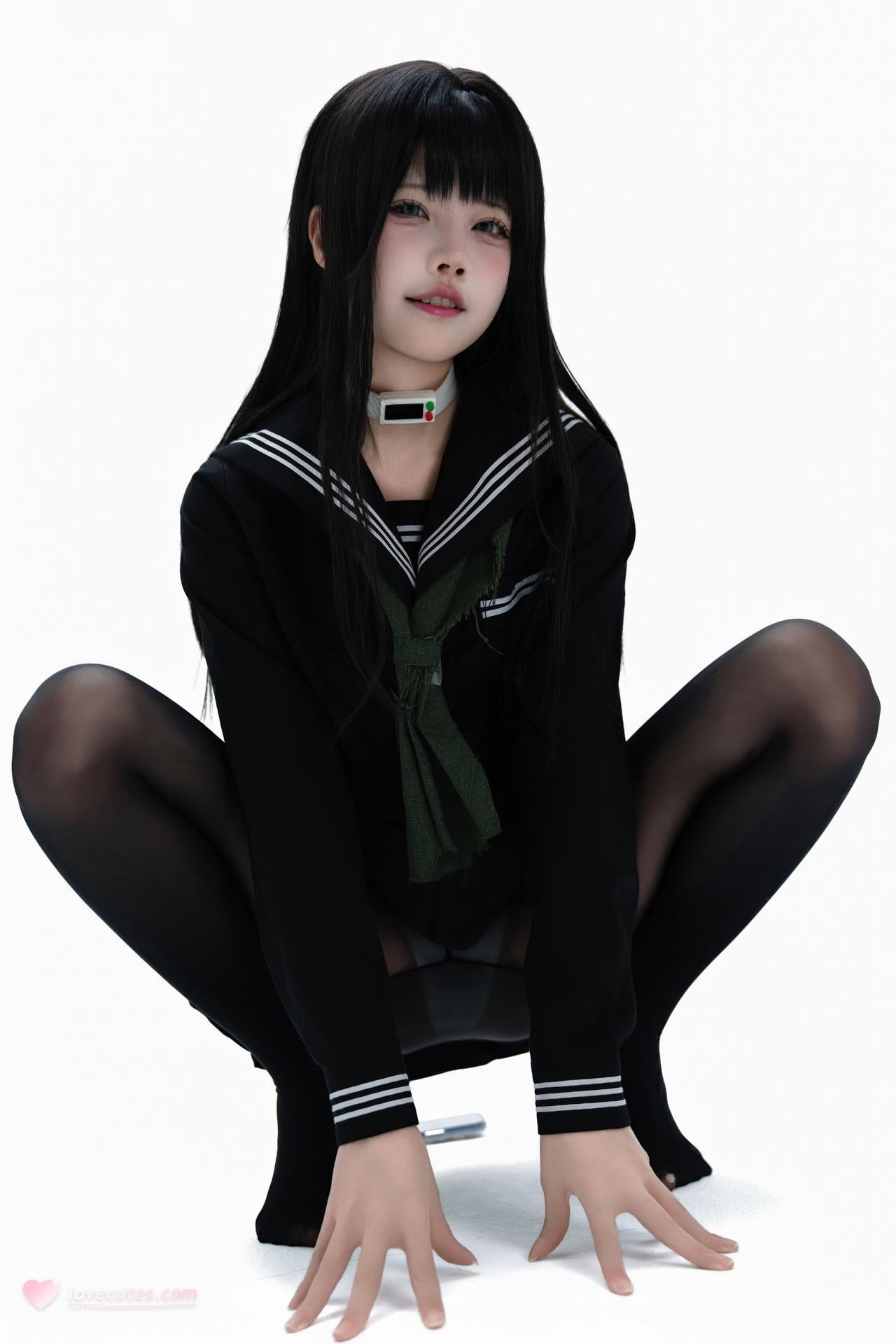 [cosplay] Shimizu Nagi - Rinne Byakuya white-hair costume set 写真セット 72P