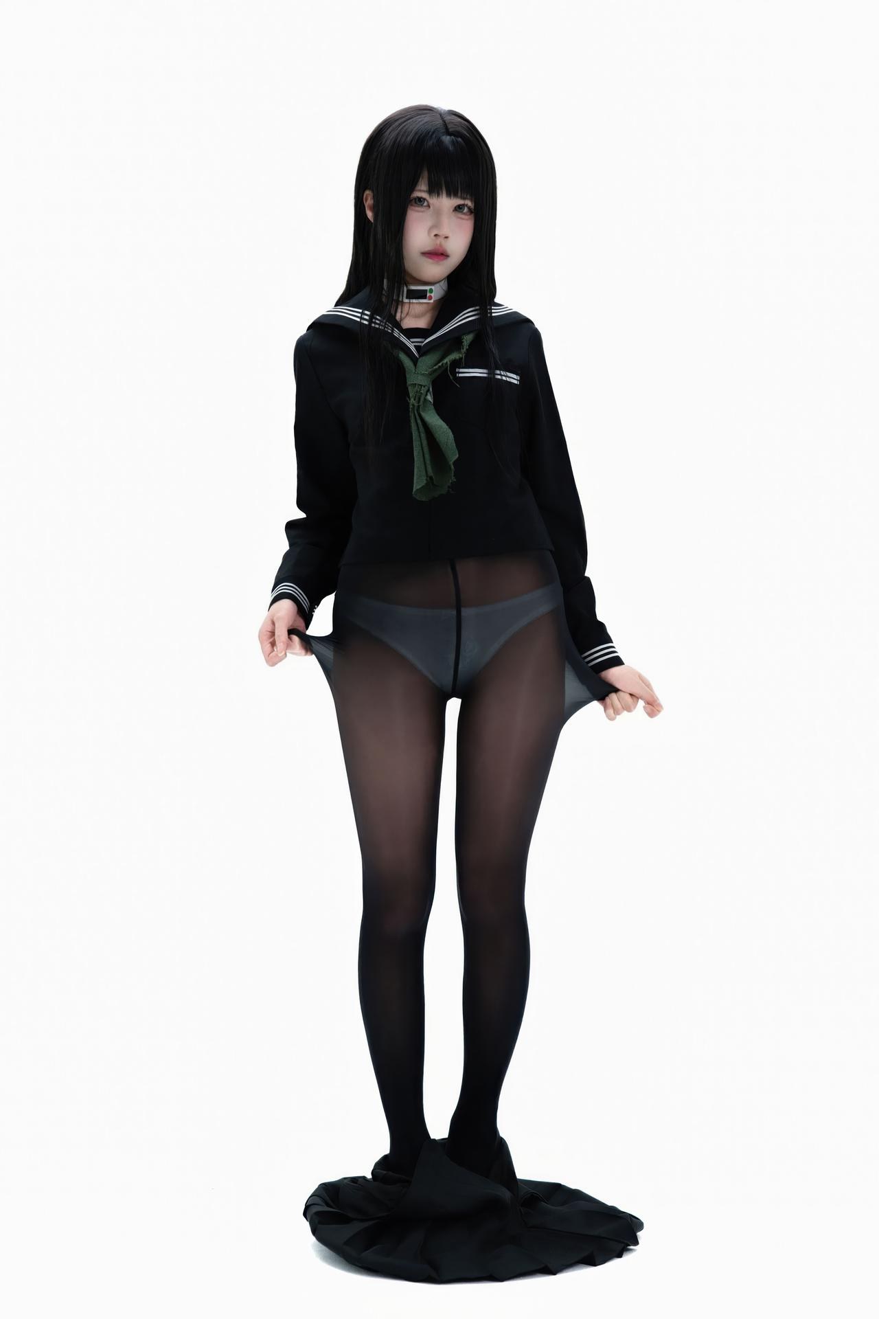 [Cosplay] Shimizu Nagi - Rinne Byakuya white-hair costume set 72P