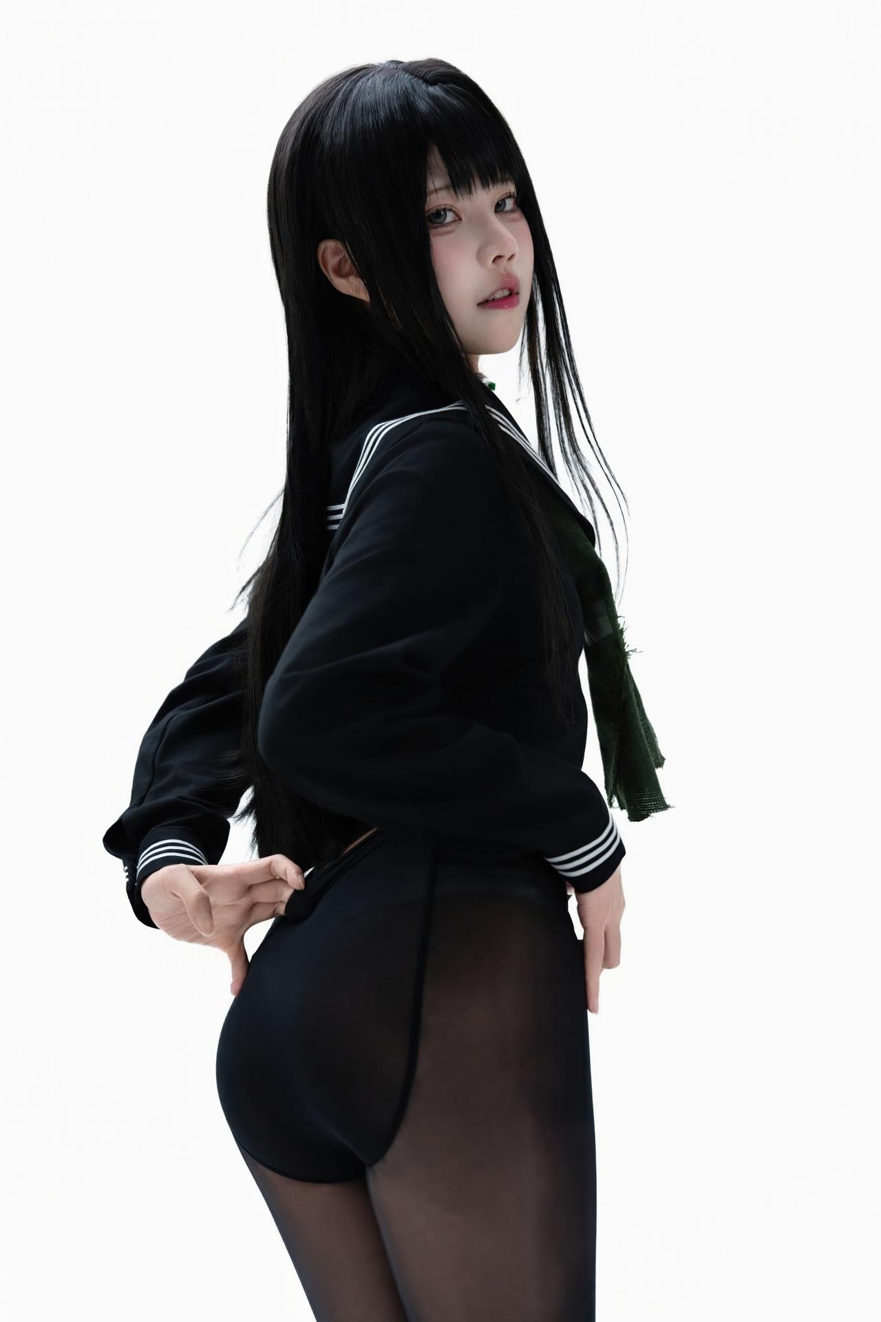 [Cosplay] Shimizu Nagi - Rinne Byakuya white-hair costume set 72P