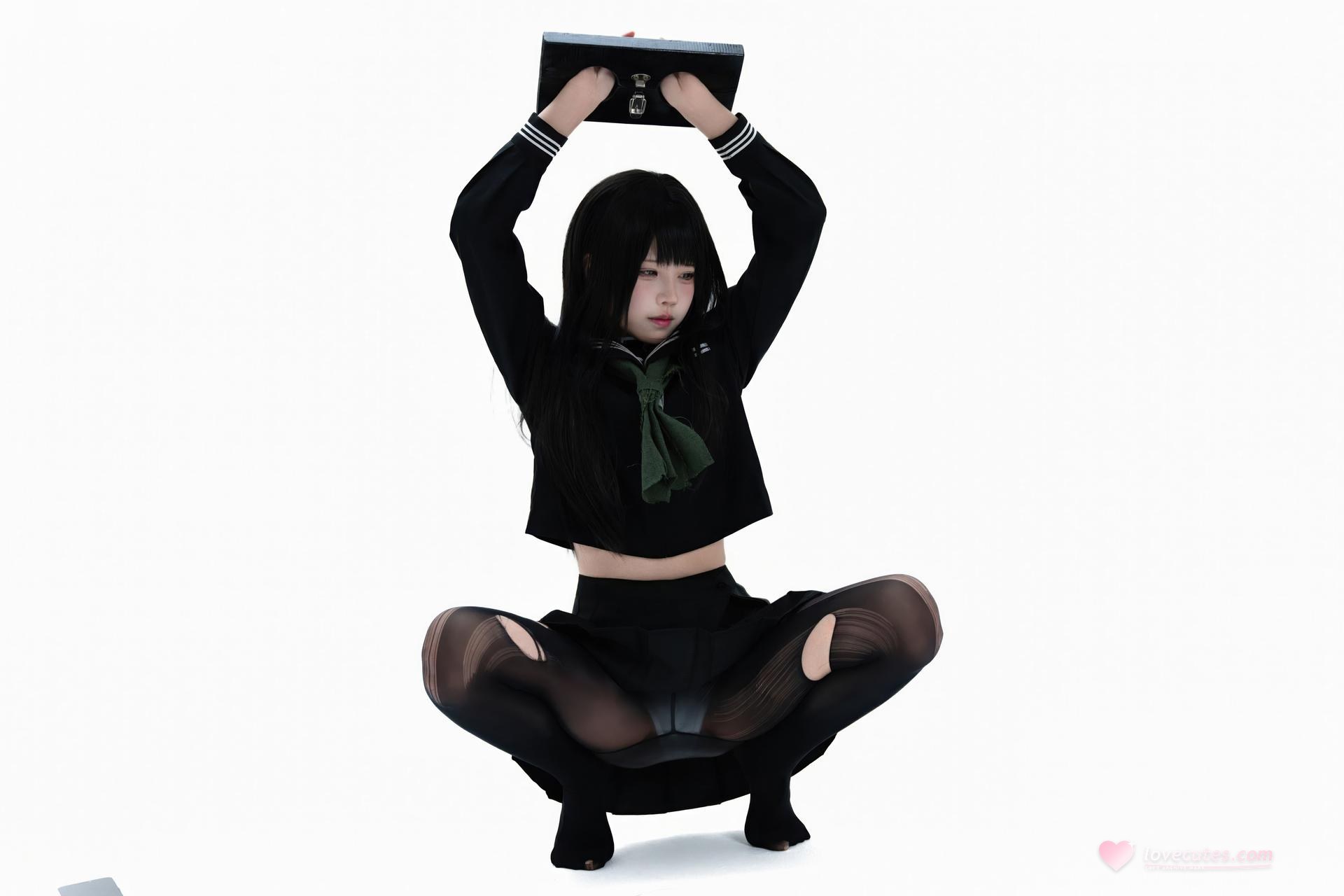 [Cosplay] Shimizu Nagi - Rinne Byakuya white-hair costume set 72P