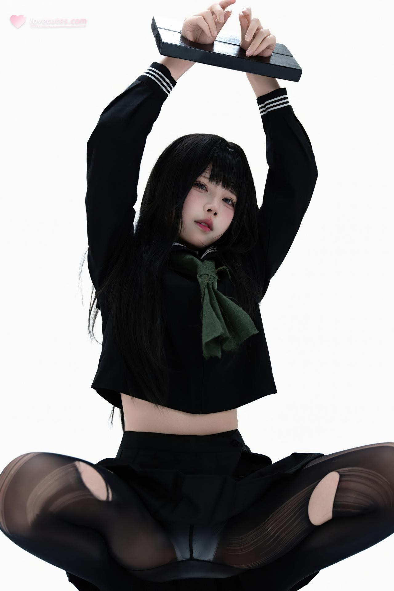 [Cosplay] Shimizu Nagi - Rinne Byakuya white-hair costume set 72P