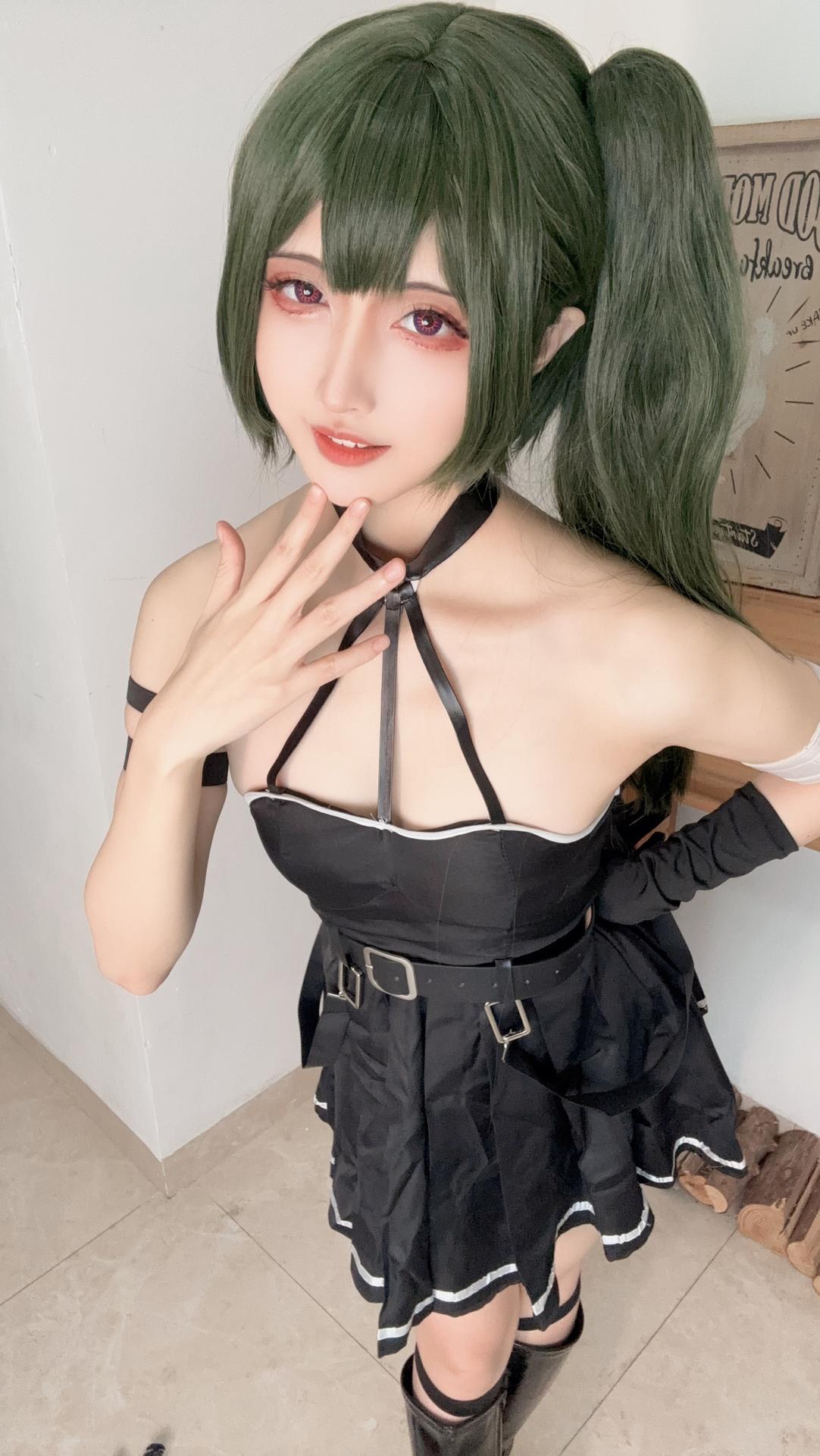[cosplay] Yamazaki Rei - Frieren Ubel black dress cosplay 写真セット 142P