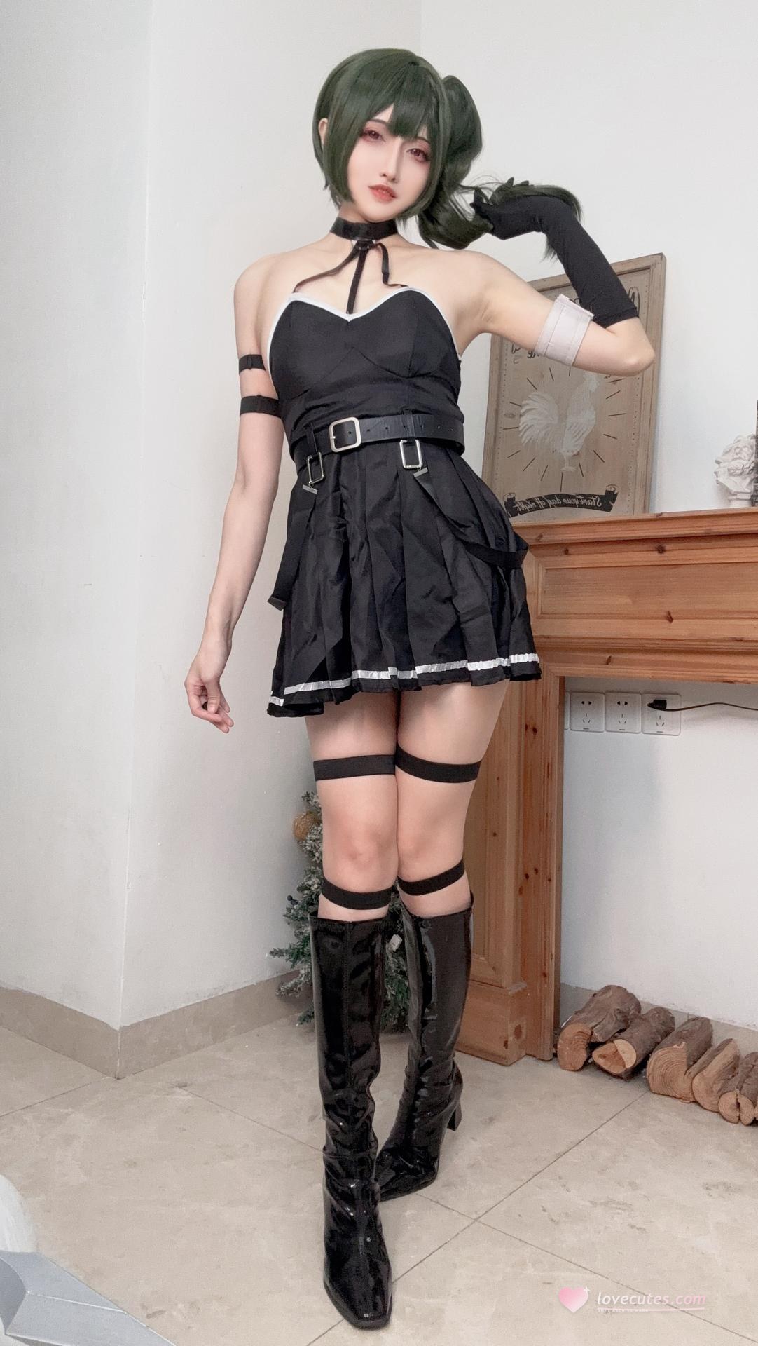 [cosplay] 山崎怜Rei - 葬送的芙莉莲 尤贝尔：黑裙魔法使角色還原 142P