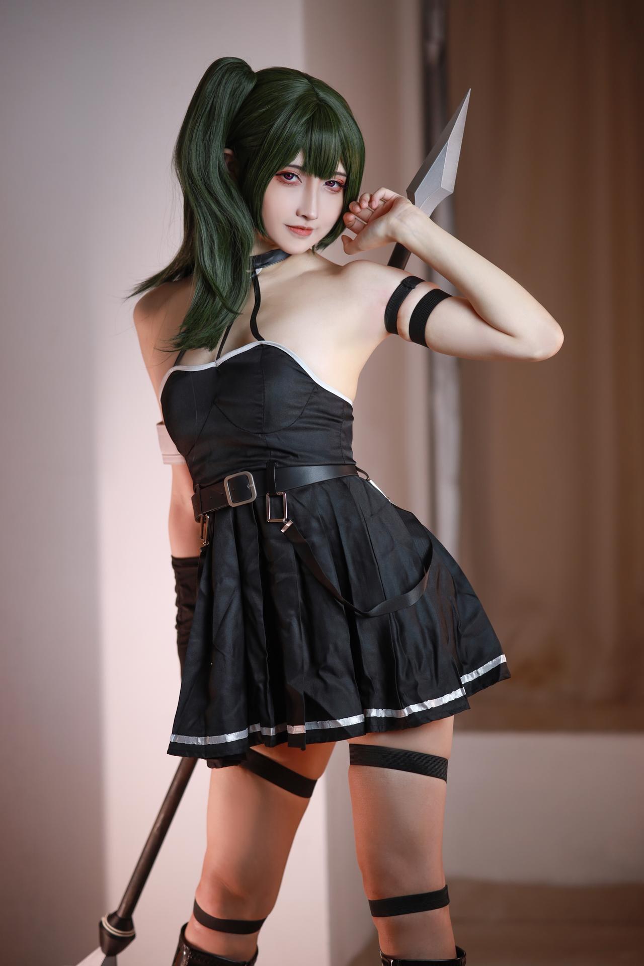 [cosplay] Yamazaki Rei - Frieren Ubel black dress cosplay 사진 세트 142P