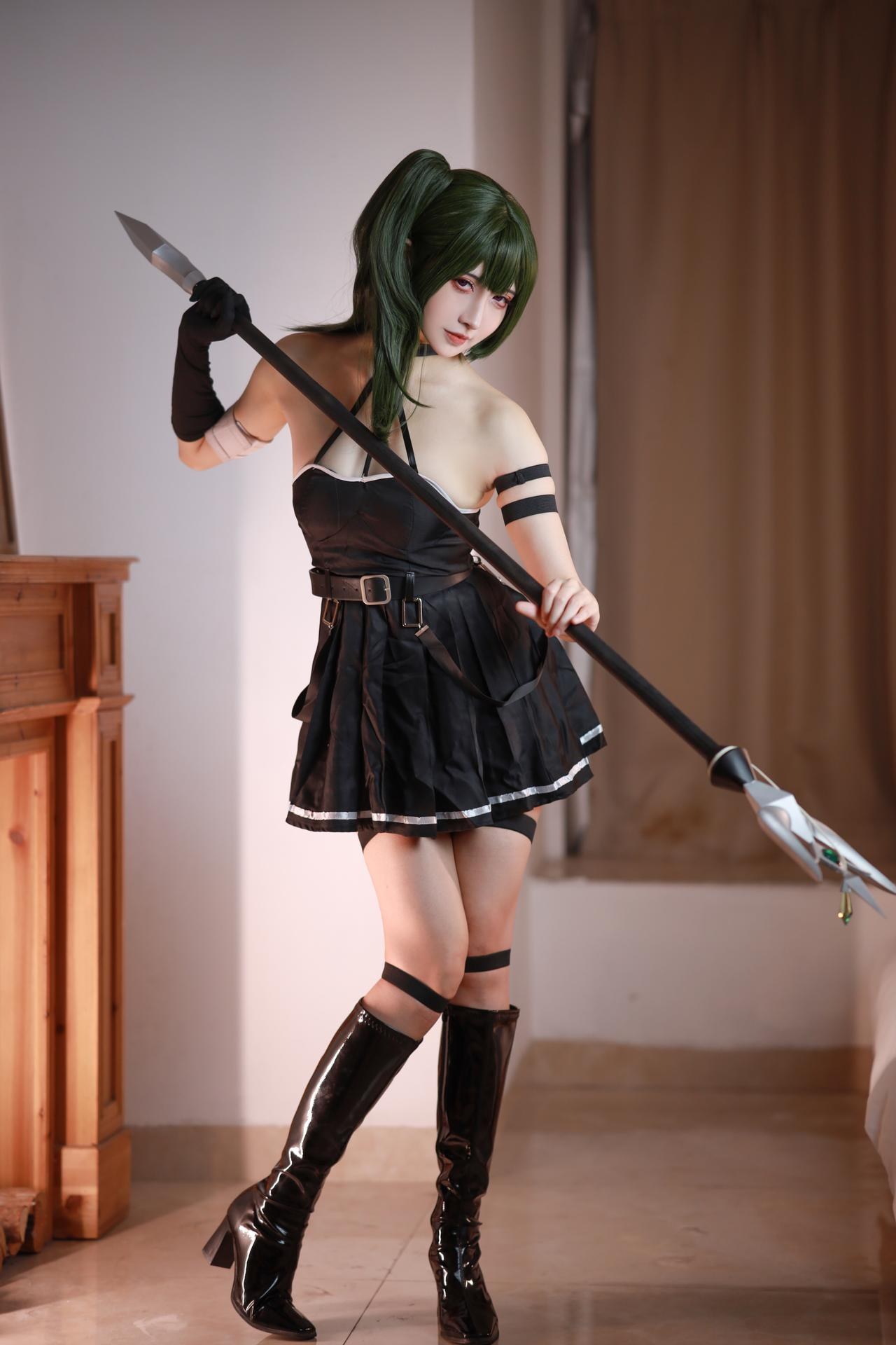 [cosplay] Yamazaki Rei - Frieren Ubel black dress cosplay 사진 세트 142P