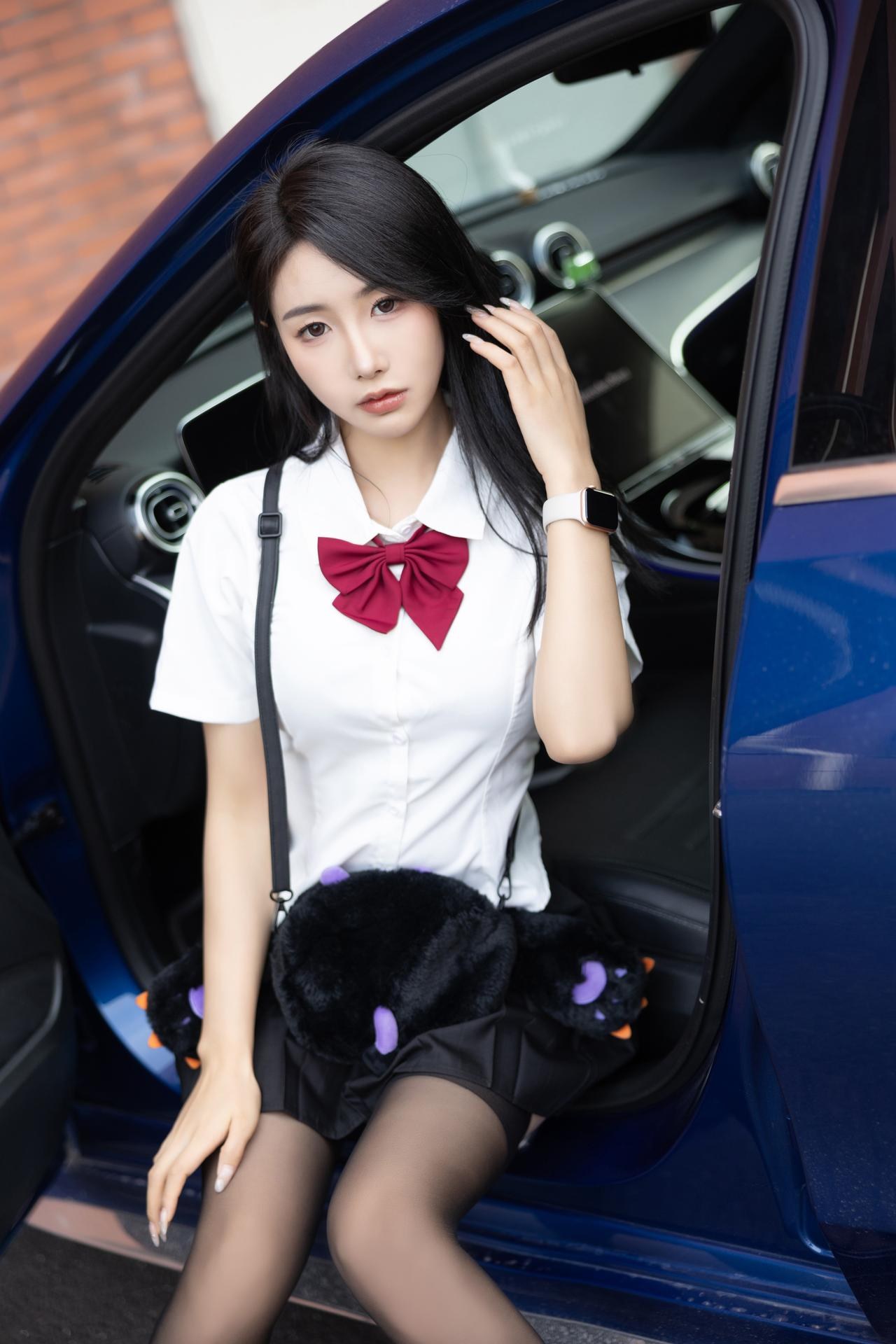 [model photo set] Susu A - Xiuren model JK outfit adult set 写真セット 87P