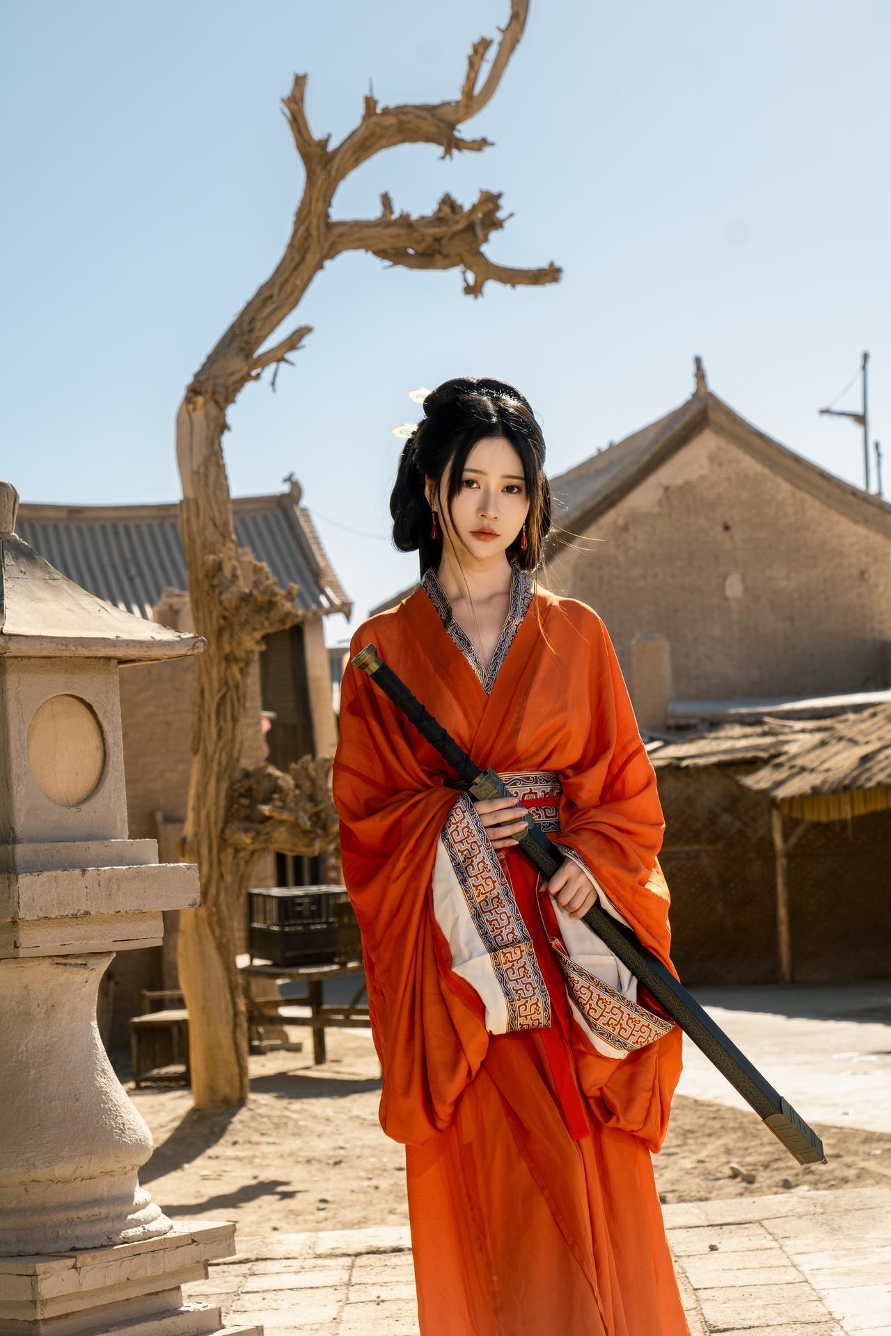 [写真] 年年Nnian - 战国袍主题：古风战国服饰写真 60P