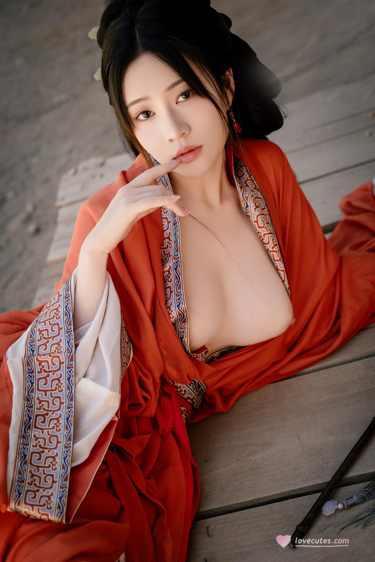 [photo shoot] Nnian - warring-states robe themed portrait set 사진 세트 60P