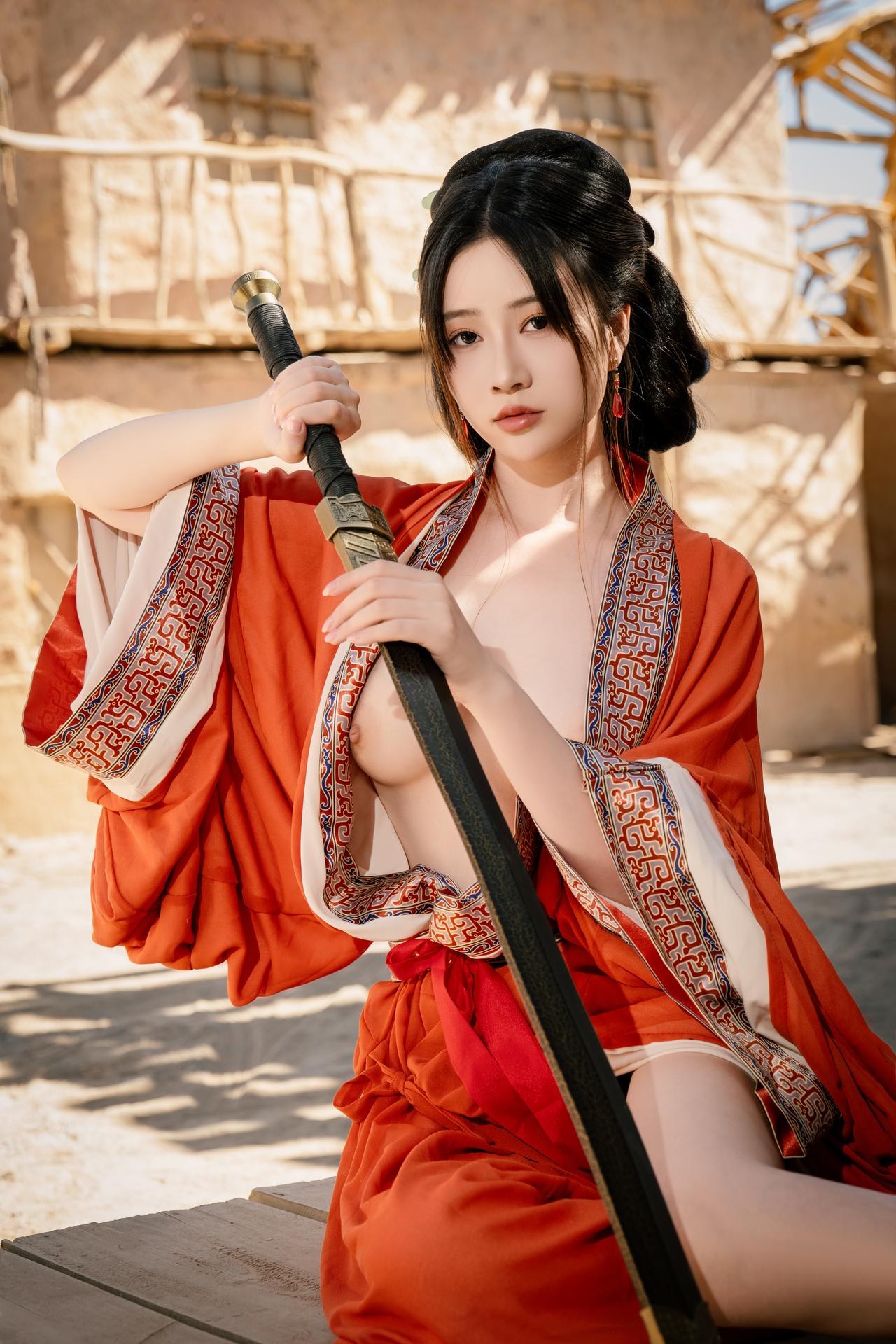 [寫真] 年年Nnian - 戰國袍主题：古风戰國服饰寫真 60P