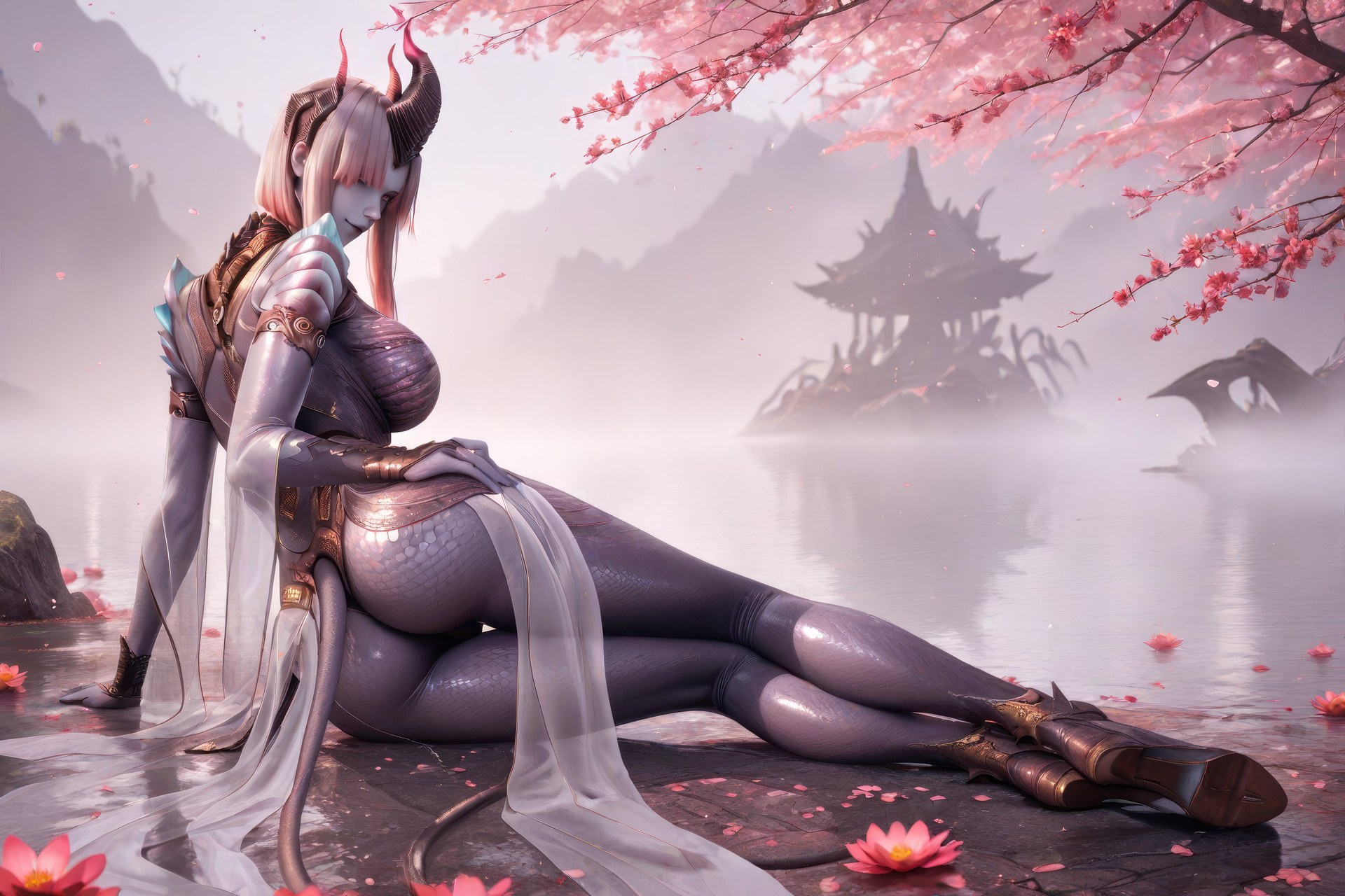 AI Porn - 吞噬星空 多依 黒ストッキング、ボディスーツ、露出ヌード AI画像ギャラリー 1057P