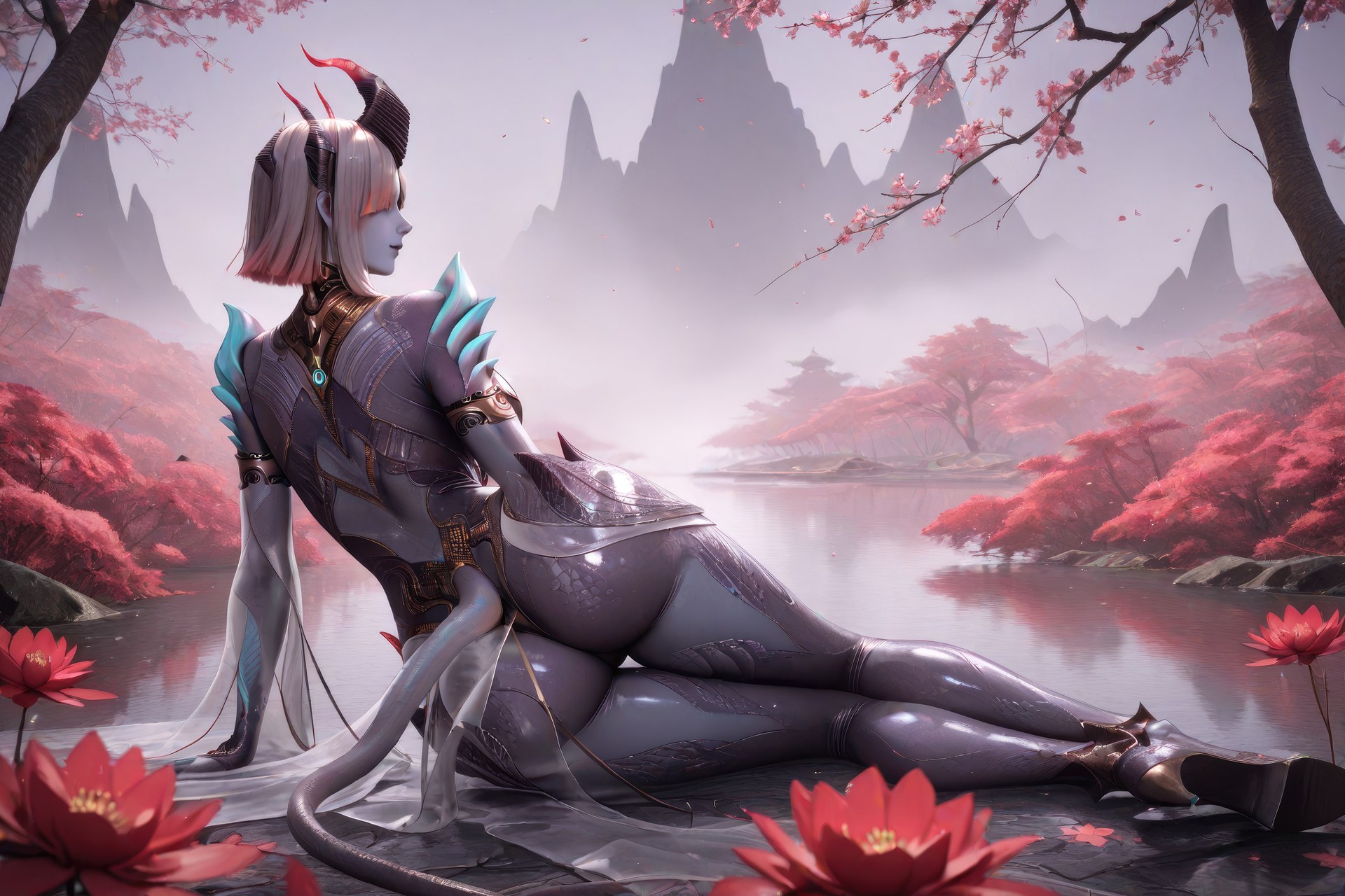 AI Porn - 吞噬星空 多依 黒ストッキング、ボディスーツ、露出ヌード AI画像ギャラリー 1057P
