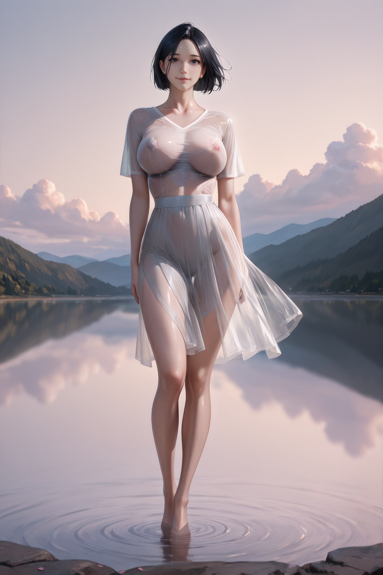 AI Porn - Swallowed Star Female Guide đồ bó sát, phong cách ướt, chi tiết nude người lớn bộ sưu tập AI 895P