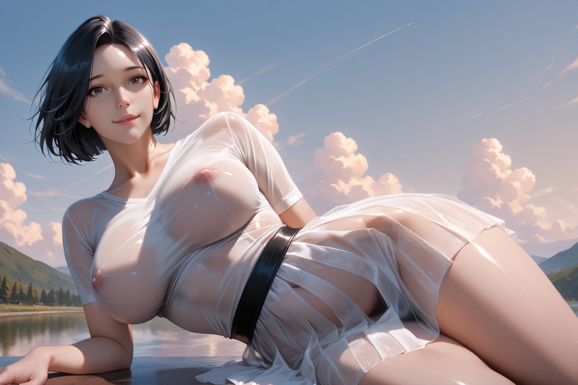 AI Porn - Swallowed Star Female Guide đồ bó sát, phong cách ướt, chi tiết nude người lớn bộ sưu tập AI 895P