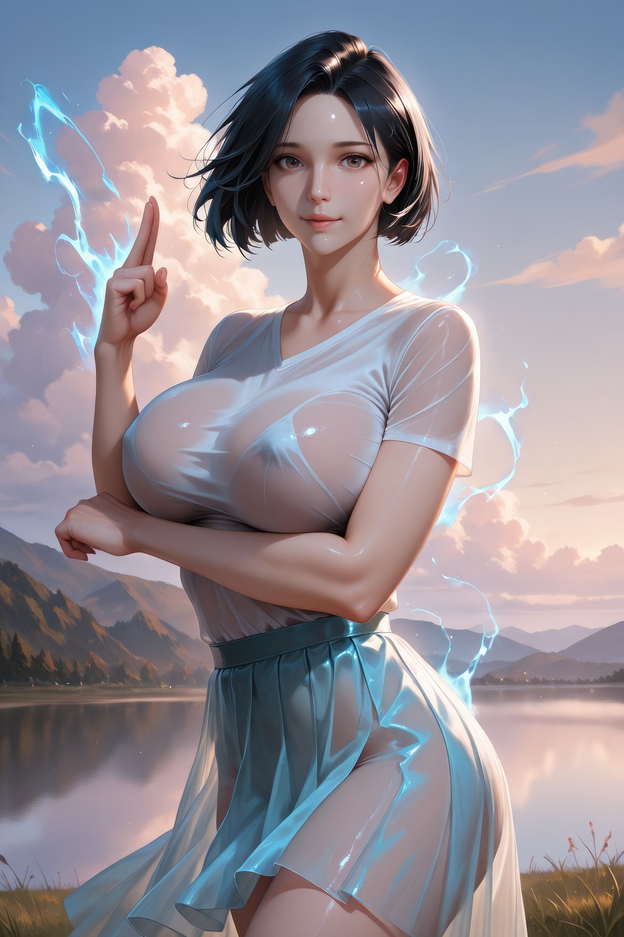 AI Porn - 吞噬星空 女向导：紧身衣湿身露穴成人向图集 895P