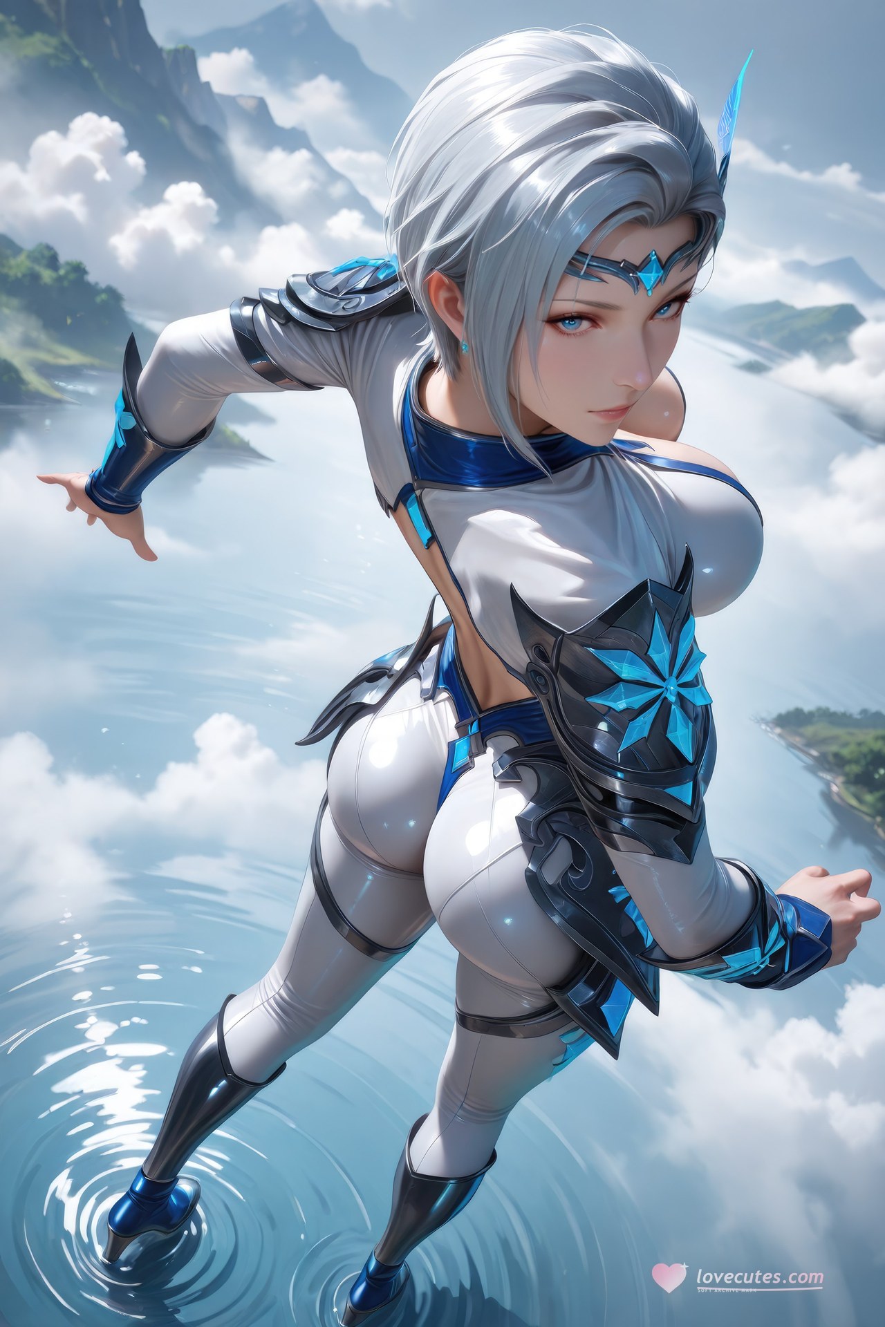 AI Porn - Douluo Dalu Xuewu bodysuit, wet-look styling, explicit nude detail AI Adult Gallery 960P