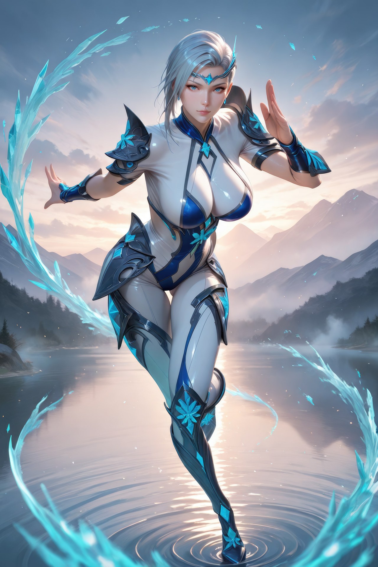 AI Porn - 闘羅大陸 雪舞 ボディスーツ、濡れ感、露出ヌード AI画像ギャラリー 960P