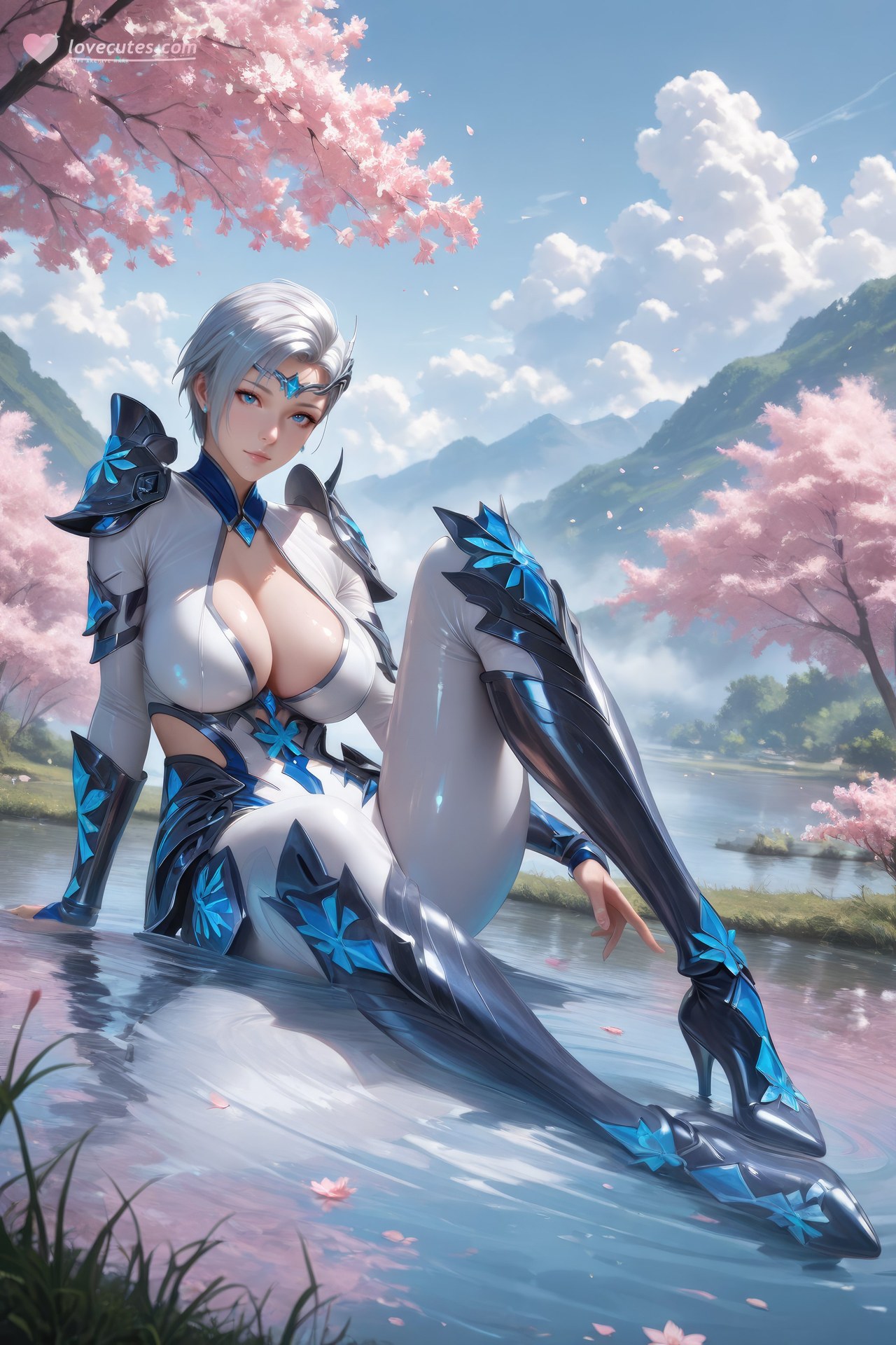 AI Porn - Douluo Dalu Xuewu bodysuit, wet-look styling, explicit nude detail AI Adult Gallery 960P
