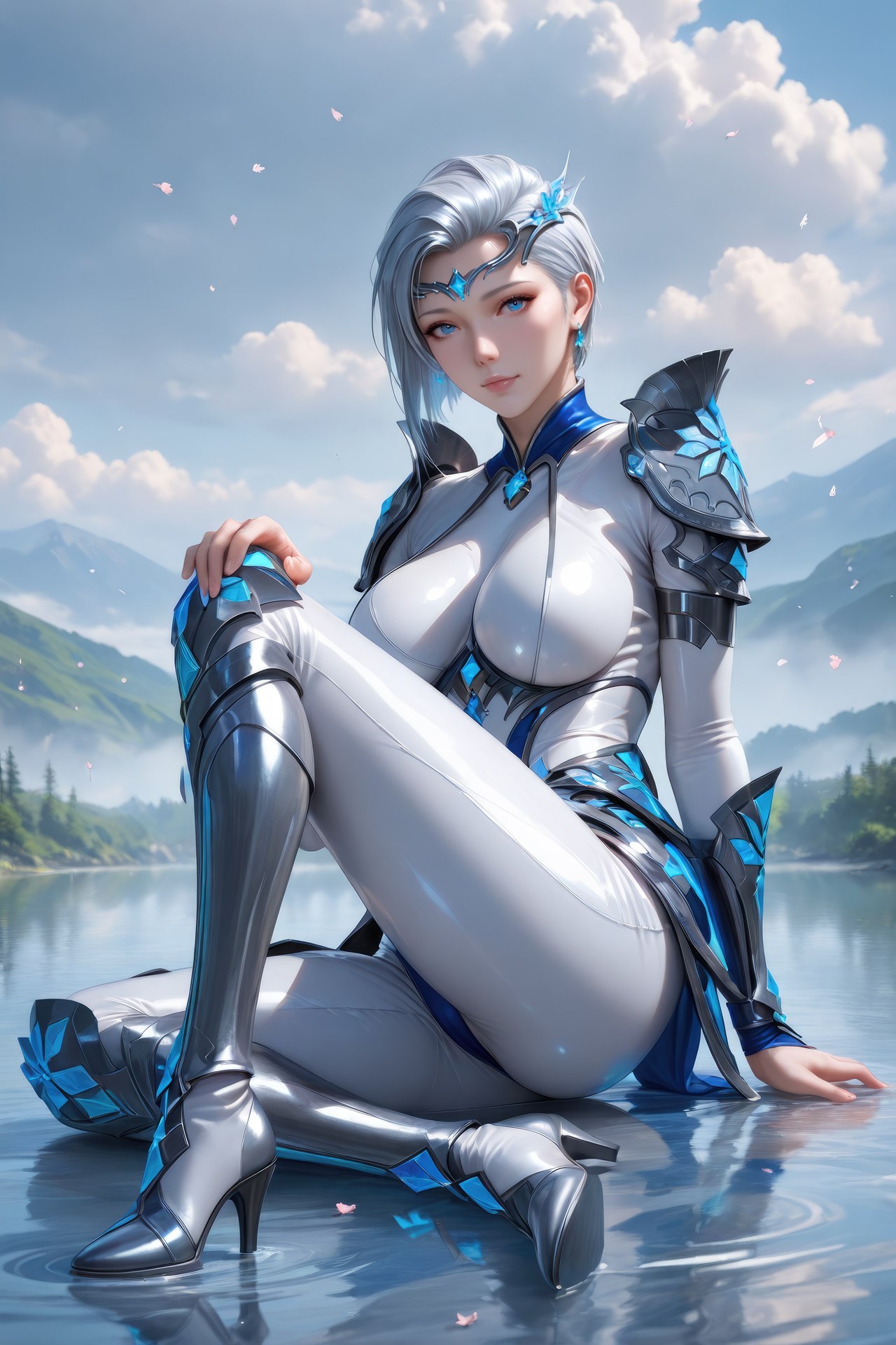 AI Porn - Douluo Dalu Xuewu bodysuit, wet-look styling, explicit nude detail AI Adult Gallery 960P