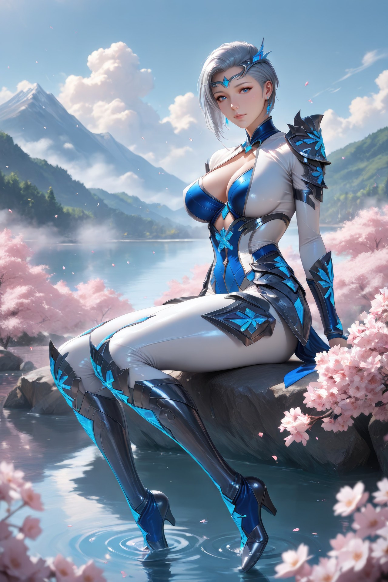 AI Porn - Douluo Dalu Xuewu 바디수트, 젖은 연출, 노출 누드 AI 이미지 갤러리 960P