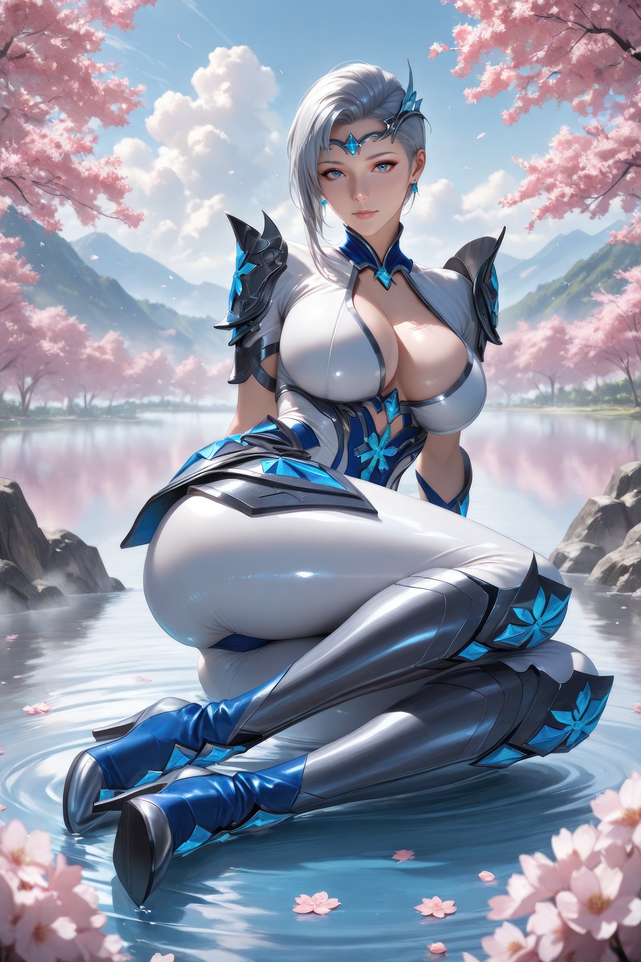 AI Porn - Douluo Dalu Xuewu 바디수트, 젖은 연출, 노출 누드 AI 이미지 갤러리 960P